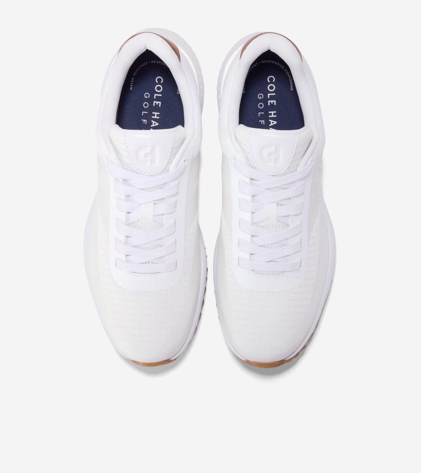 Men's Grand Crosscourt 20.4.7 Golf Shoes-White-Golden Honey
