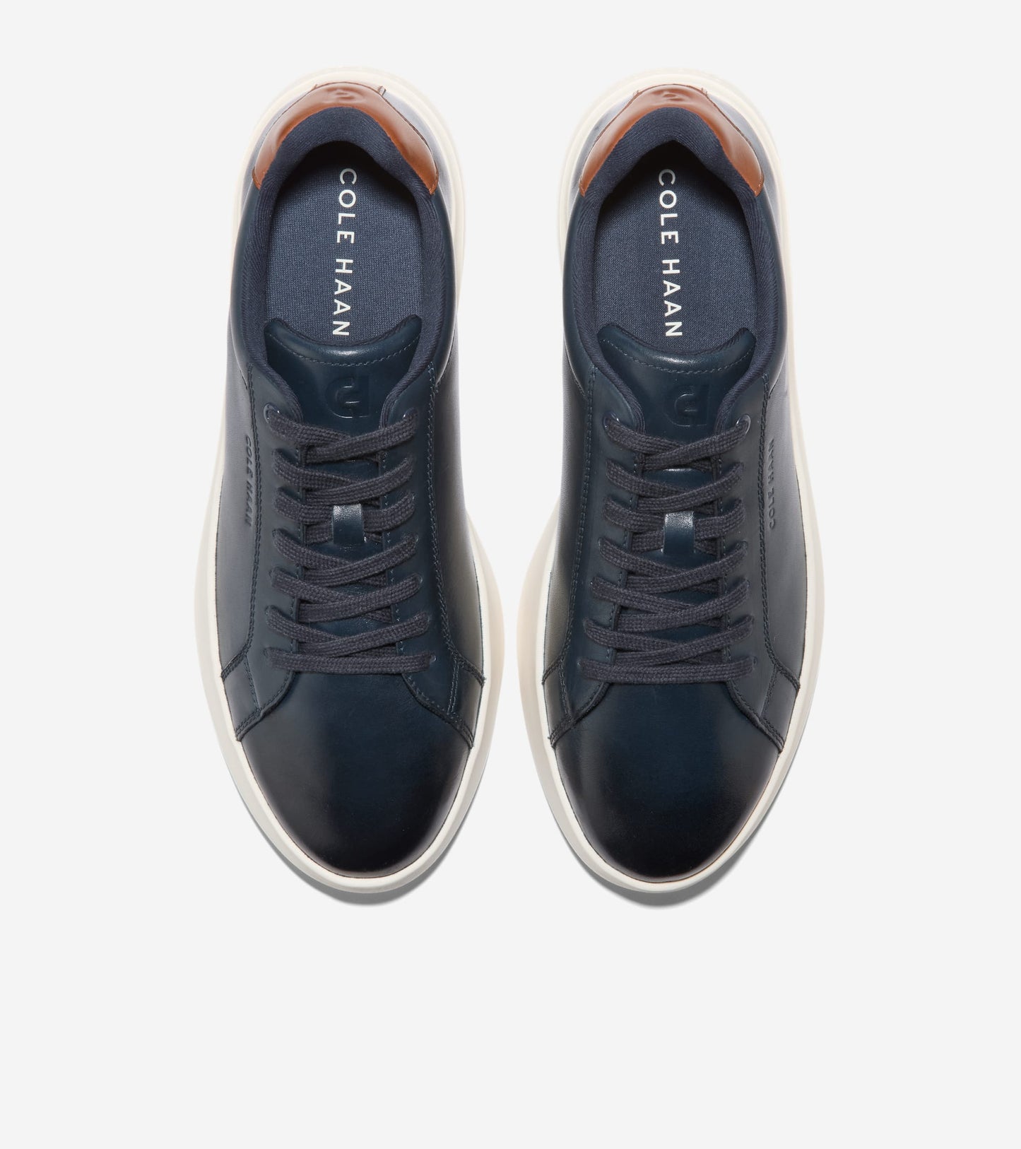 Men's Grand Crosscourt Tennis Sneakers 2.0 Sneakers-Navy Blazer-British Tan-Ivory