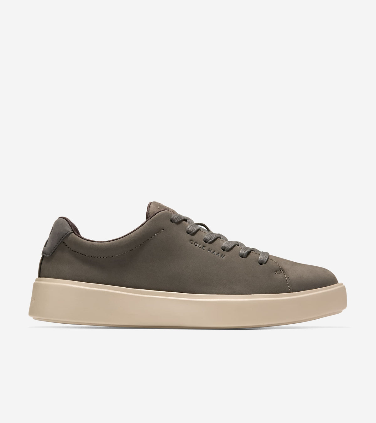 C41334:CH DEEP OLIVE NUBUCK / RAVEN / CH LT SESAME