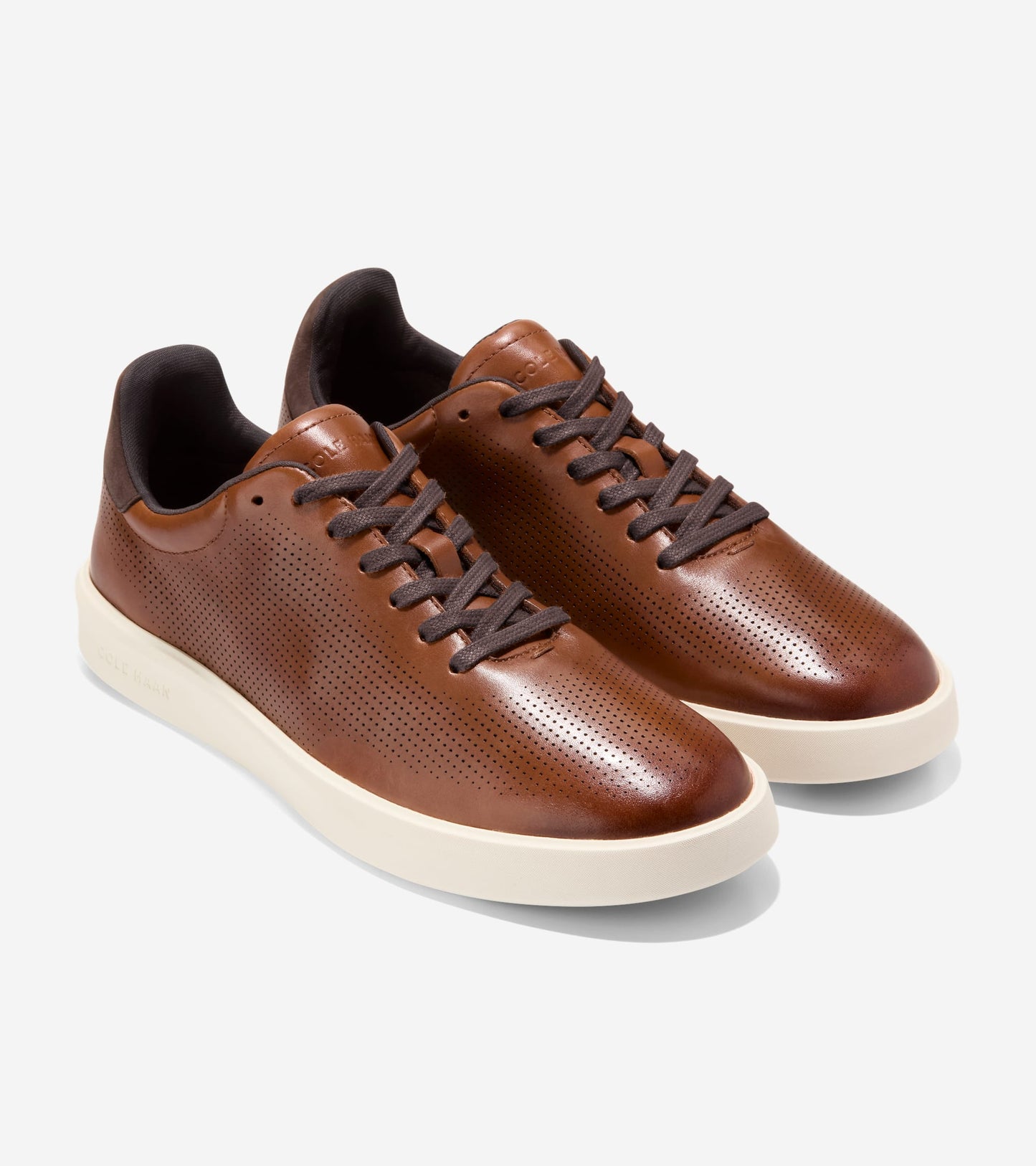 Men's Grand Crosscourt Daily Laser Sneakers-British Tan-Dark Chocolate