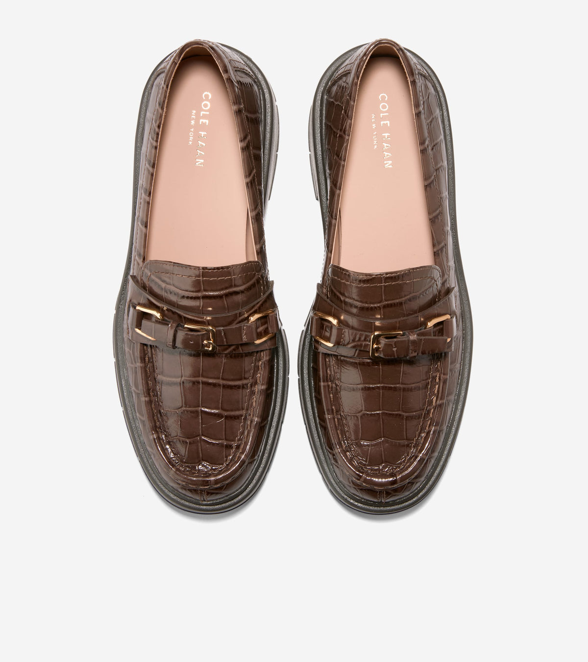 Women's Grand Flex Fenella Loafers-Fondue Fudge Croc Print