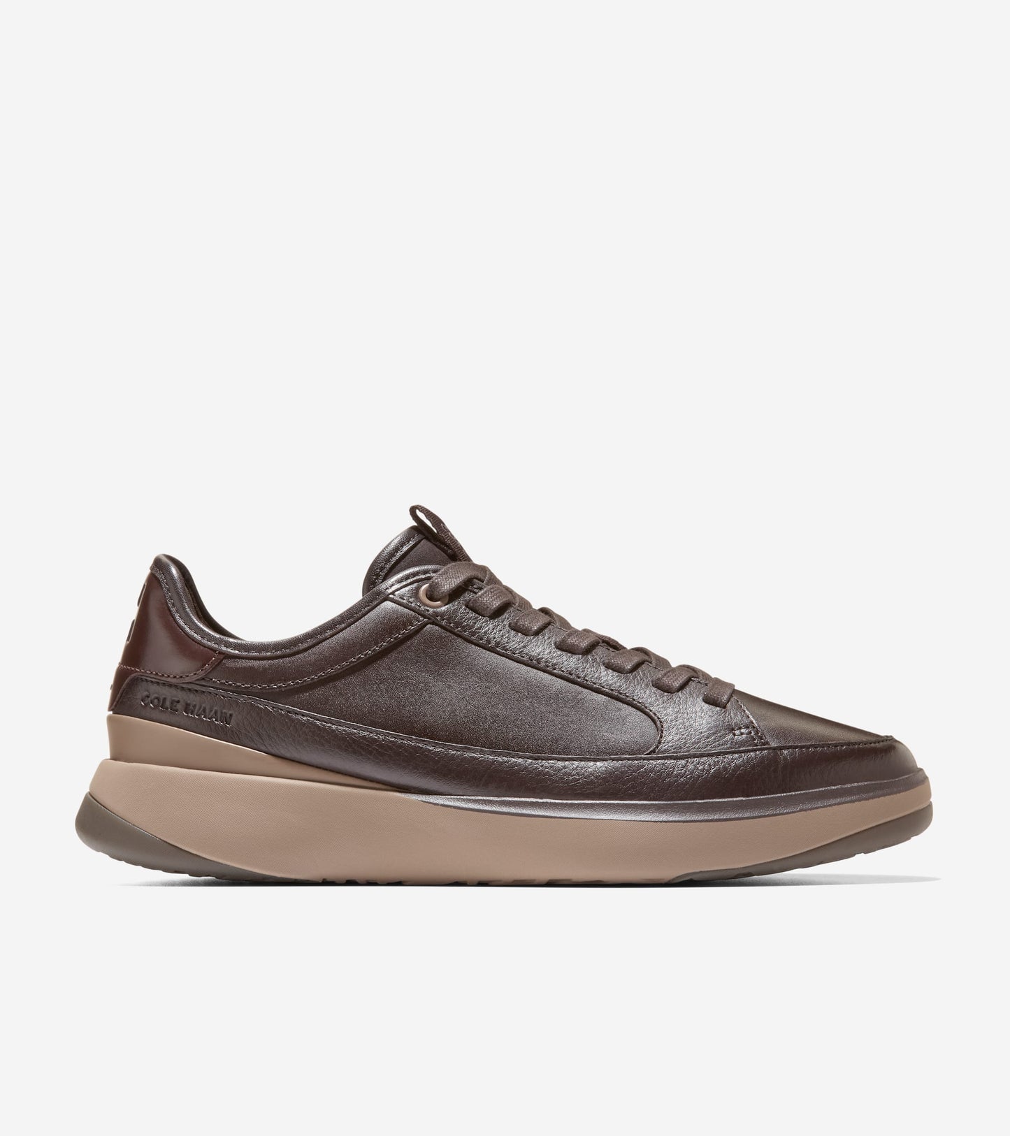 Men's GrandPrø All-Day Court Leather Sneakers-Dark Chocolate-MadeiraDark Chocolate-Madeira-Irish Coffee