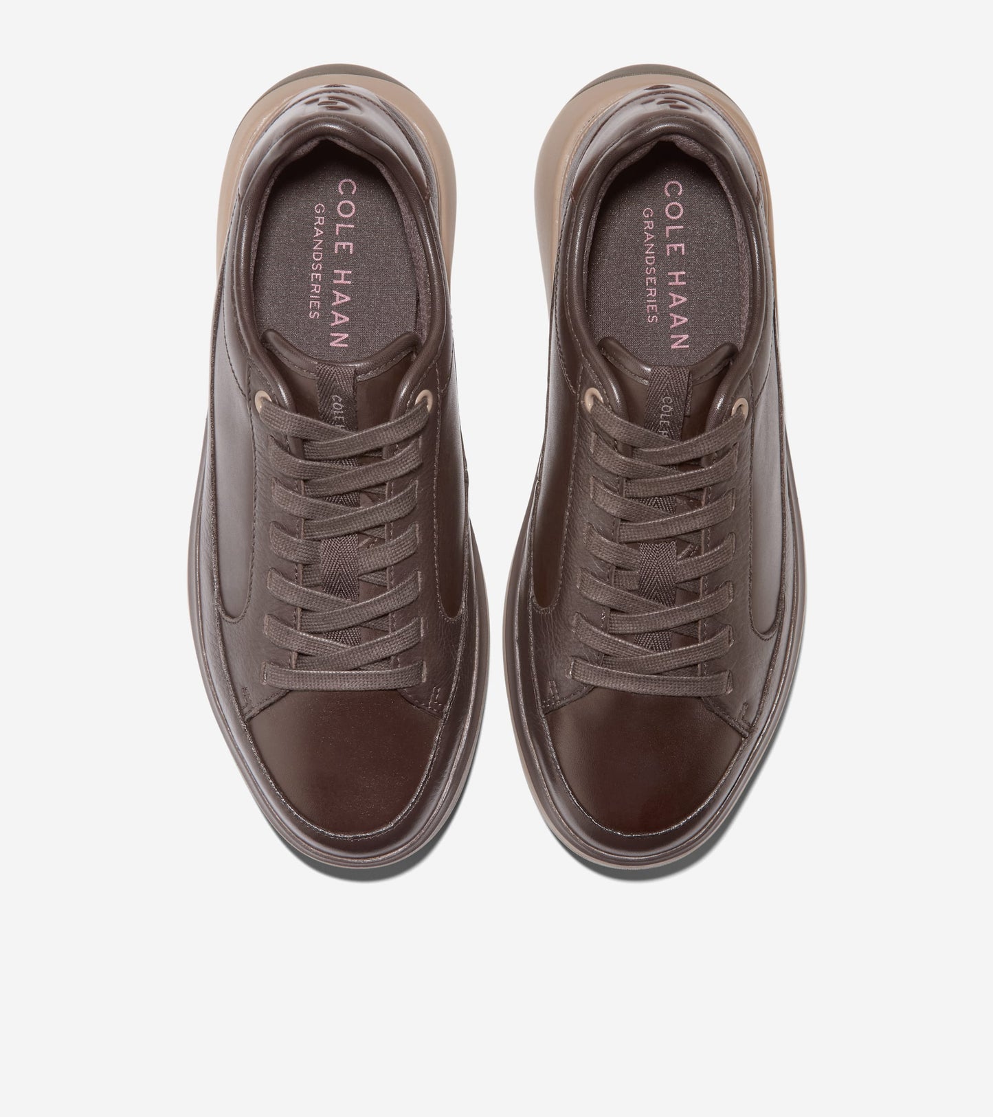 Men's GrandPrø All-Day Court Leather Sneakers-Dark Chocolate-MadeiraDark Chocolate-Madeira-Irish Coffee