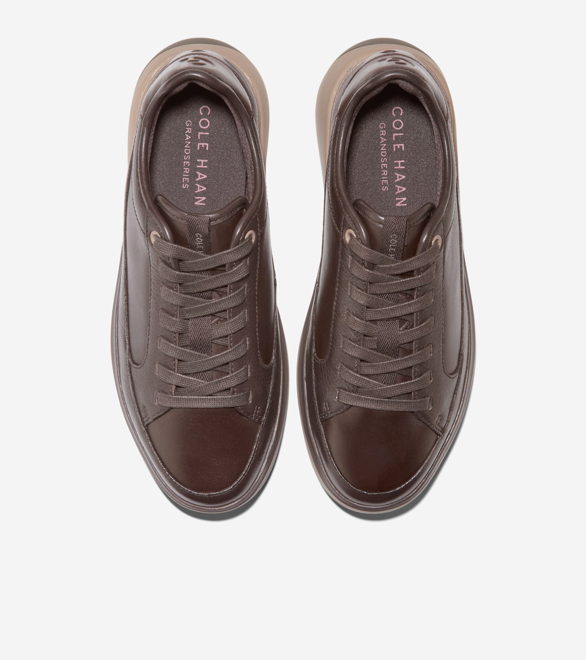 Men's GrandPrø All-Day Court Leather Sneakers-Dark Chocolate-MadeiraDark Chocolate-Madeira-Irish Coffee