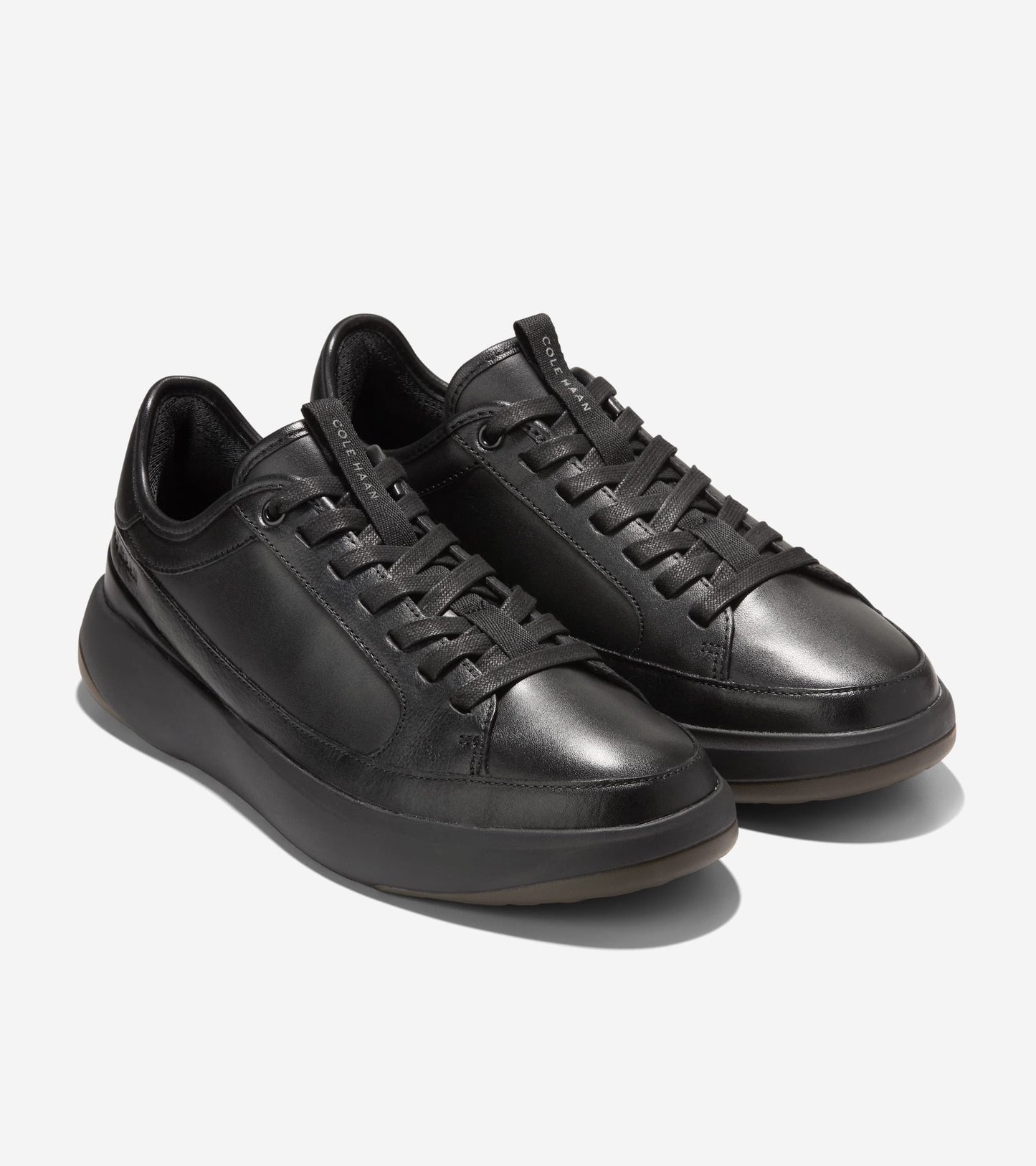 Men's GrandPrø All-Day Court Leather Sneakers-Black