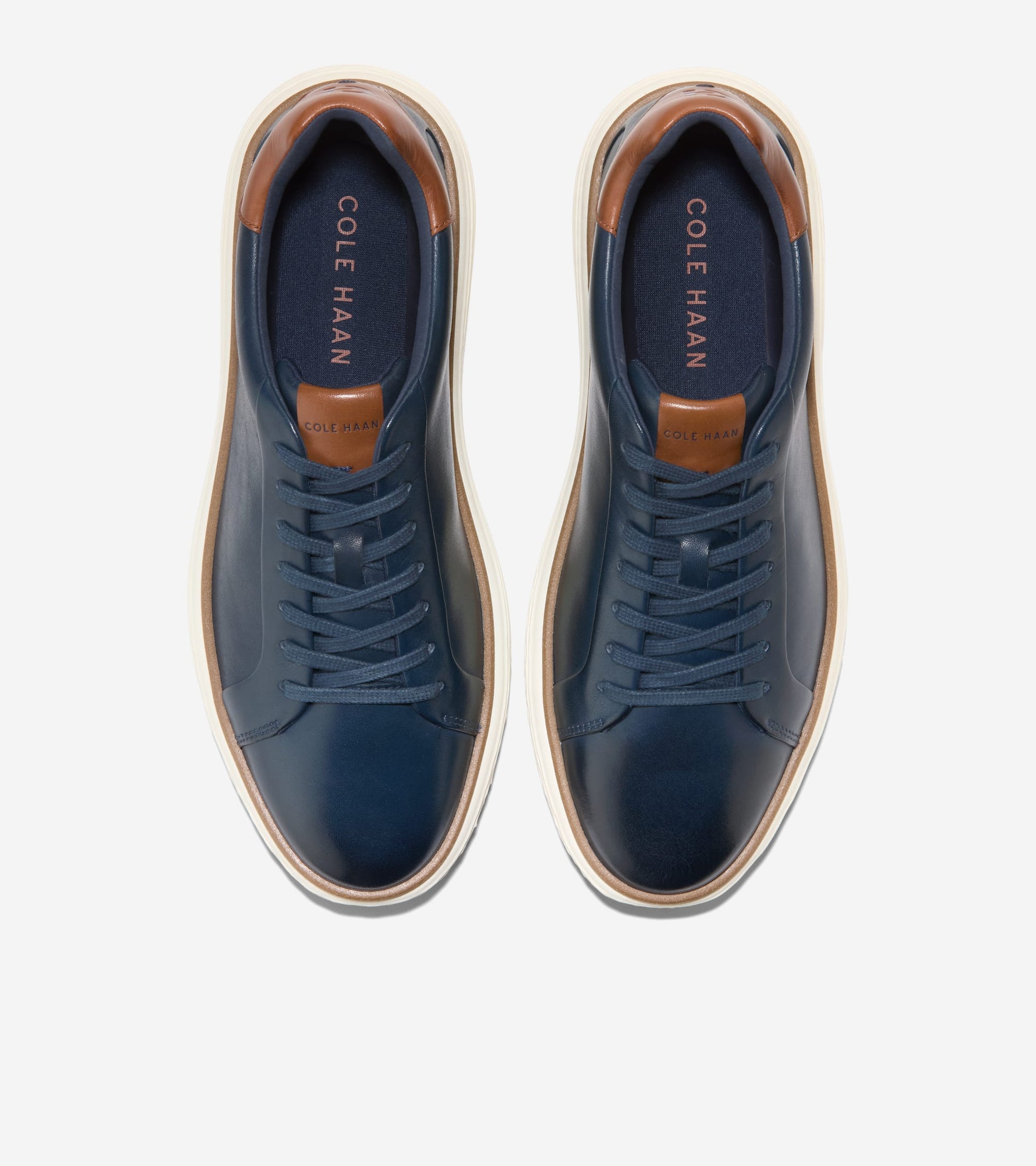 Men's GrandPrø SkyWeave™ Court Sneakers-Navy Blazer-British Tan-Ivory