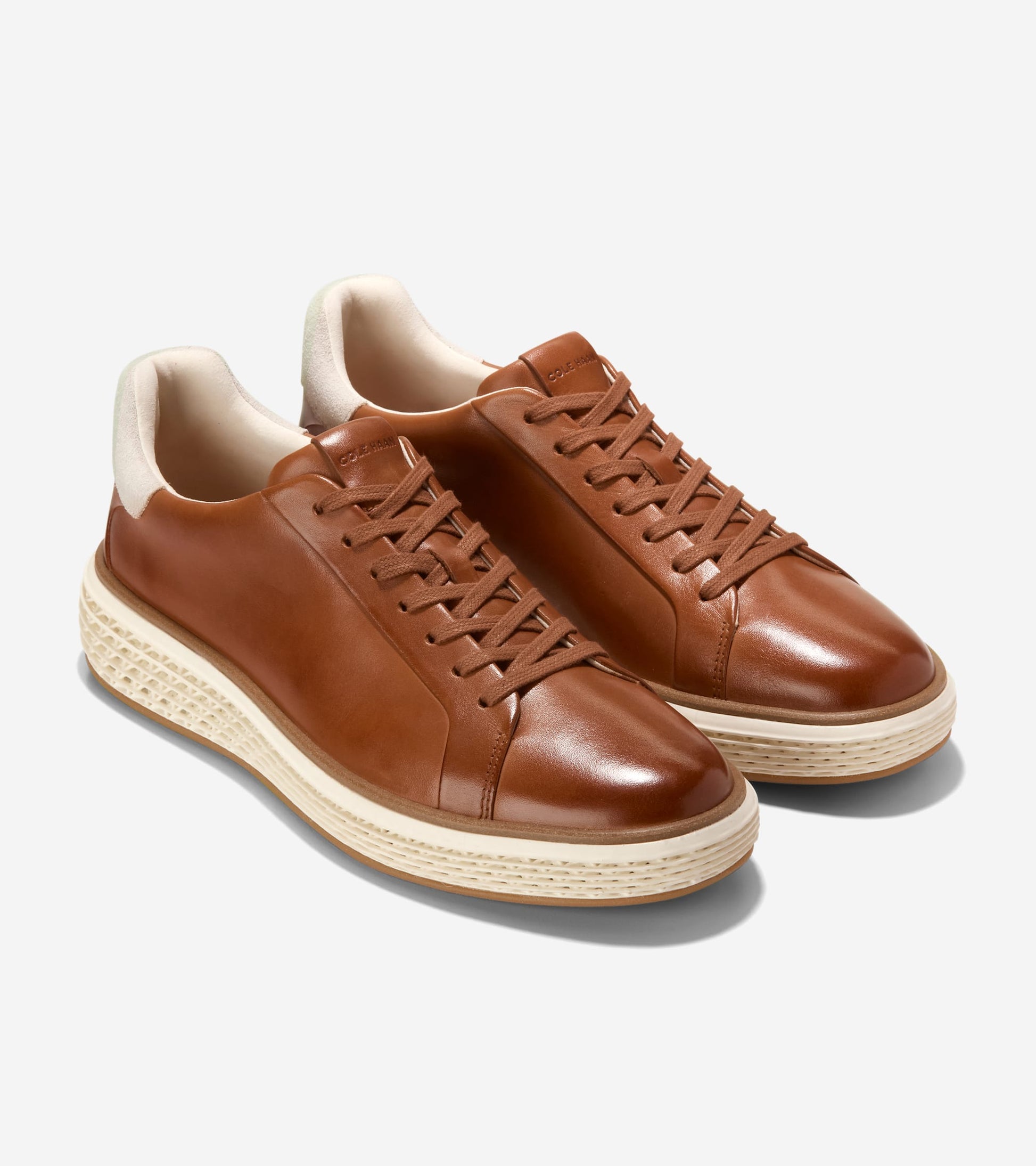 Men's GrandPrø SkyWeave™ Court Sneakers-British Tan-Chocolate-Ivory