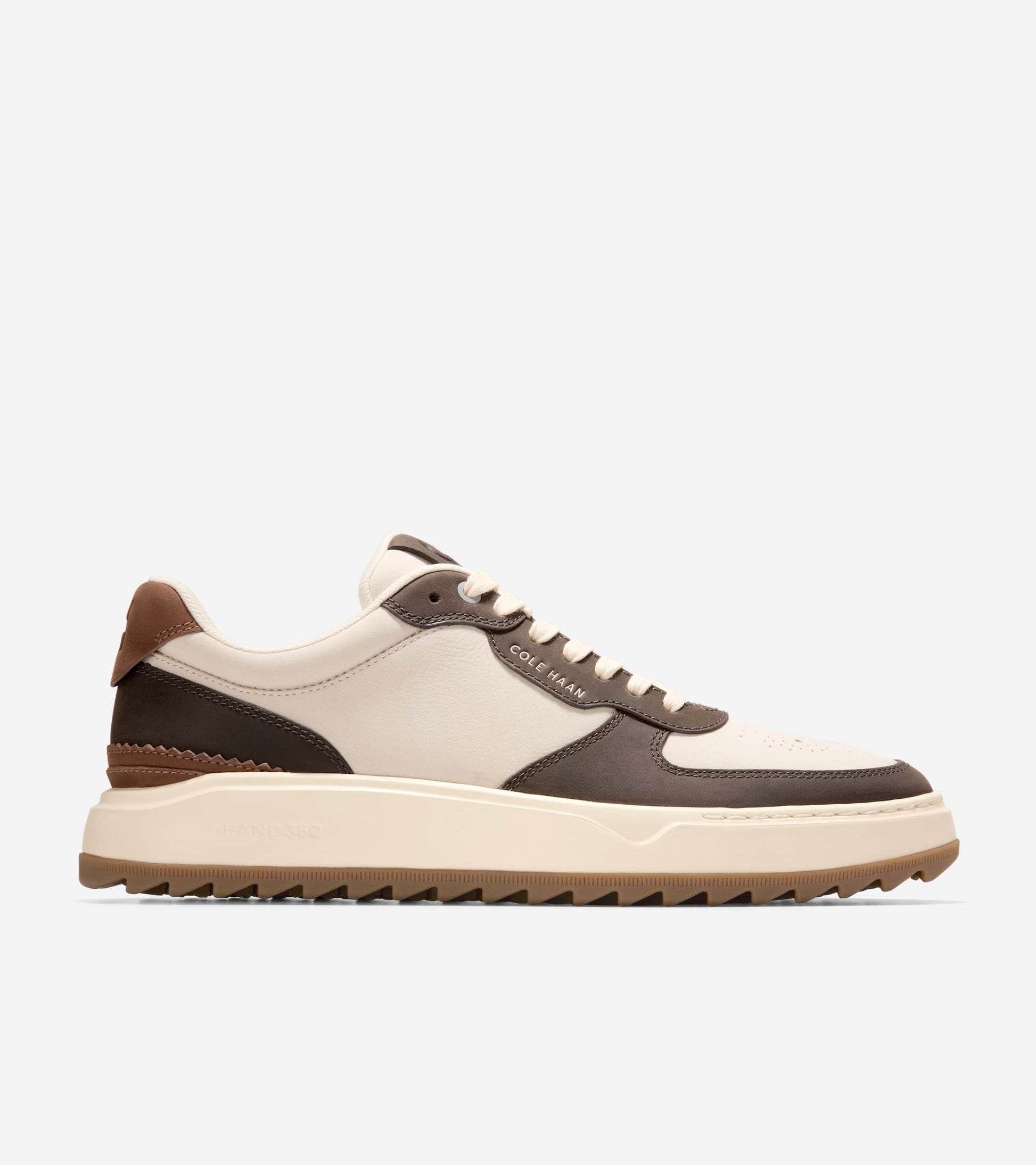 Men's GrandPrø Crossover Golf Shoes-Ivory-Deep Olive