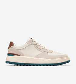 Men's GrandPrø Crossover Waterproof Golf Shoes-Ivory-Angora