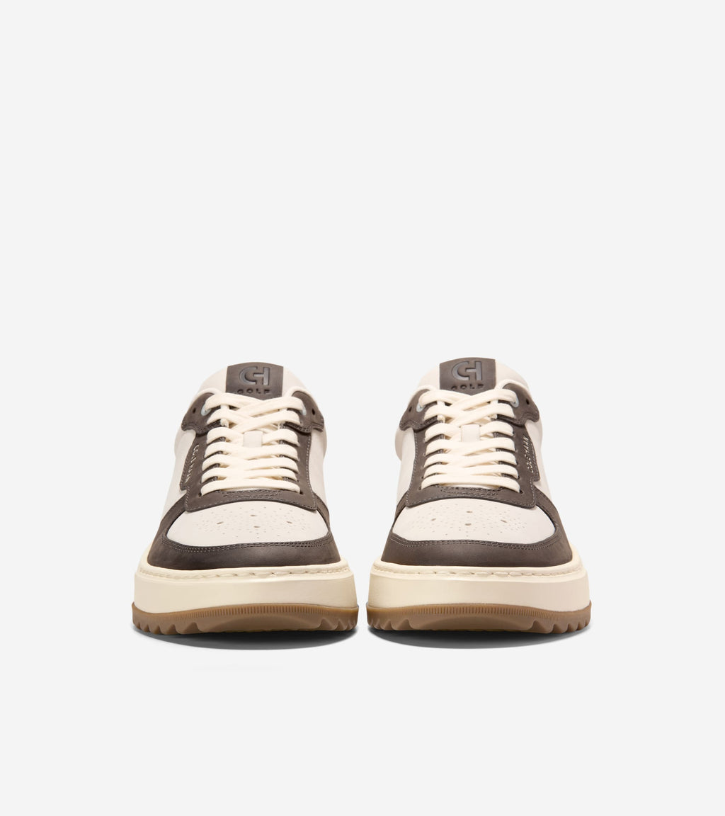 Men's GrandPrø Crossover Golf Shoes-Ivory-Deep Olive