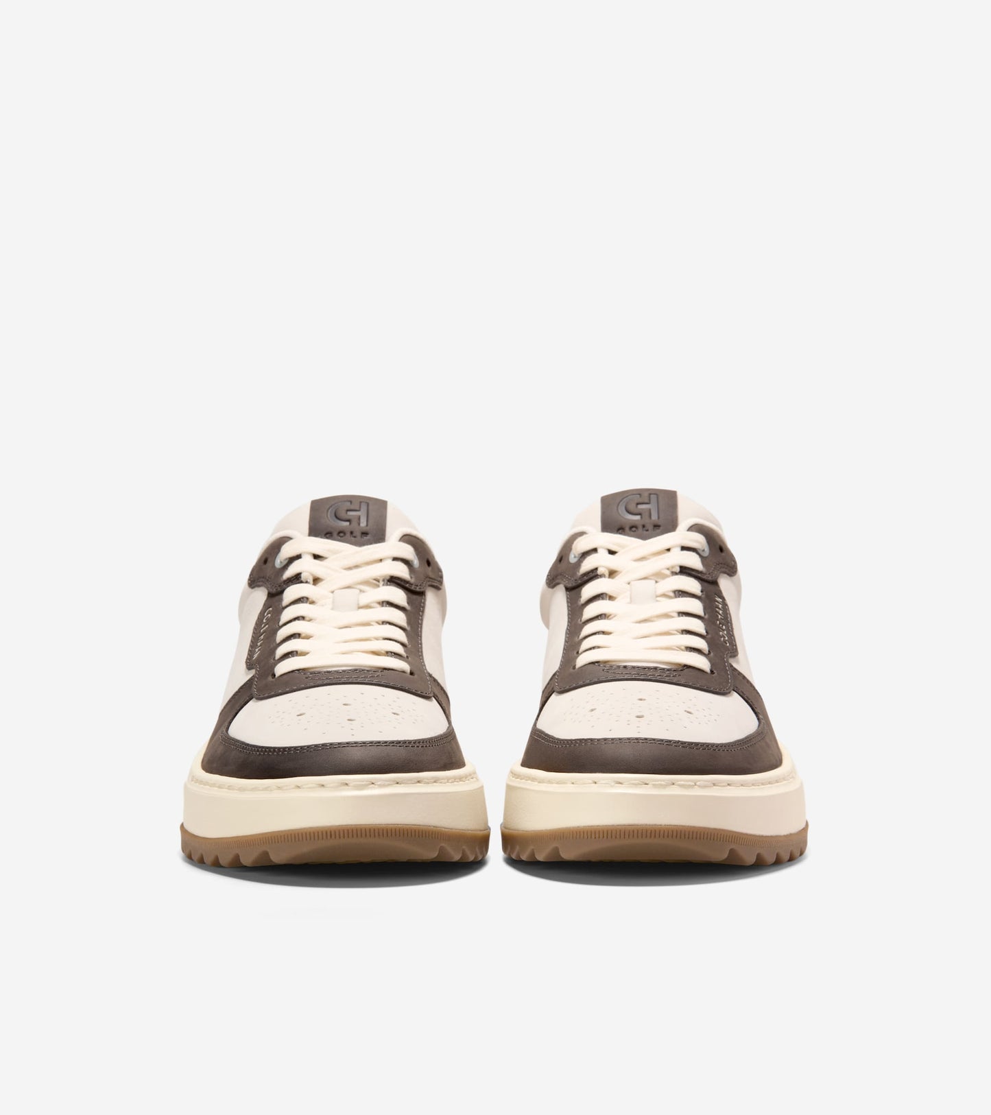 Men's GrandPrø Crossover Golf Shoes-Ivory-Deep Olive