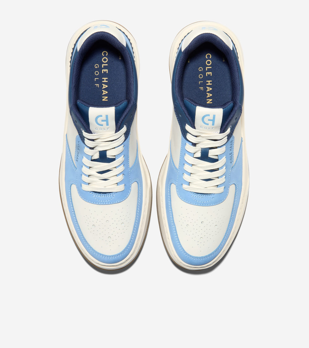 Men's GrandPrø Crossover Golf Shoes-Ivory-Navy Blazer