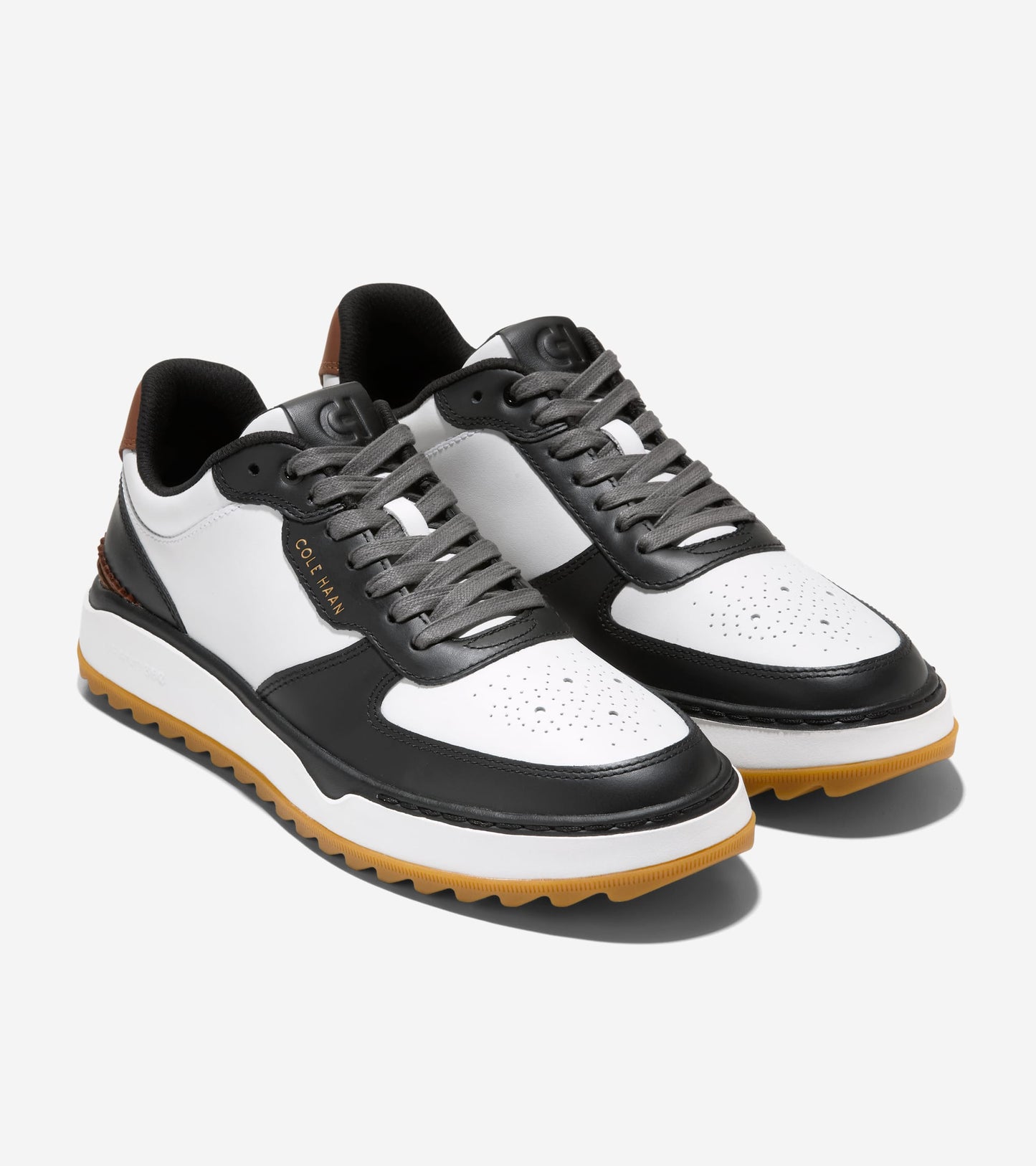 Men's GrandPrø Crossover Waterproof Golf Shoes-White-Black