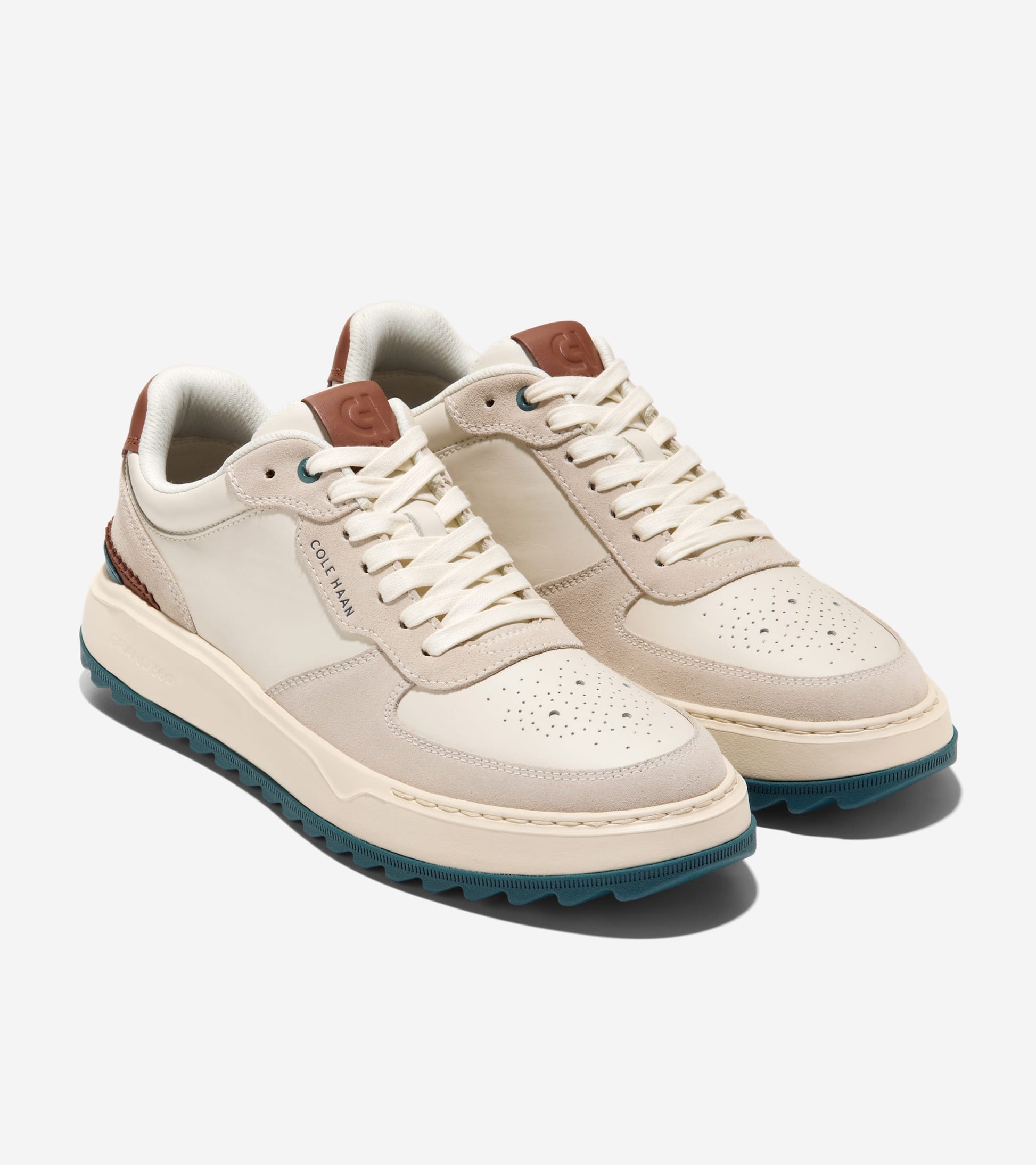 Men's GrandPrø Crossover Waterproof Golf Shoes-Ivory-Angora