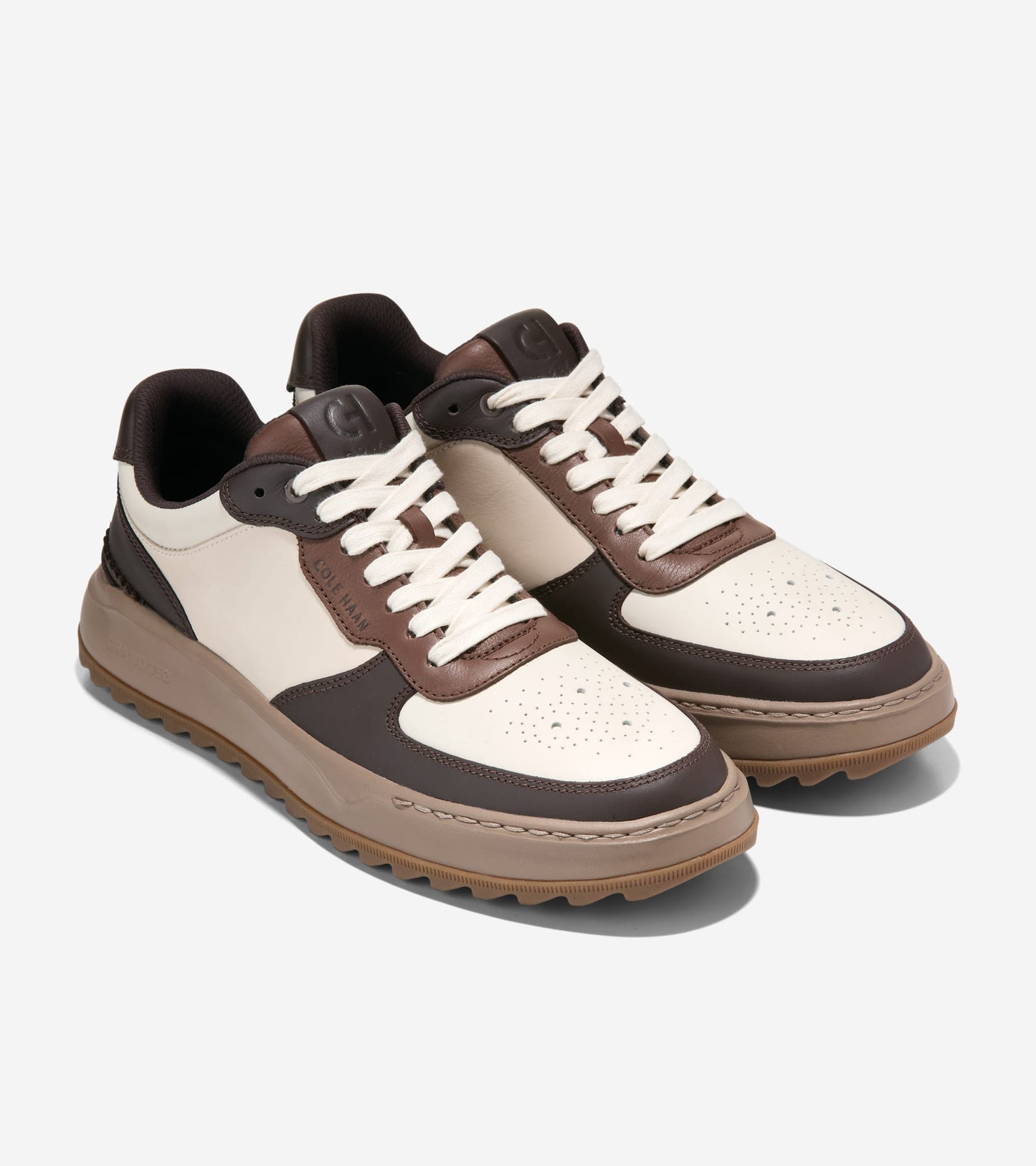 Men's GrandPrø Crossover Golf Shoes-Ivory-Madeira-Irish Coffee