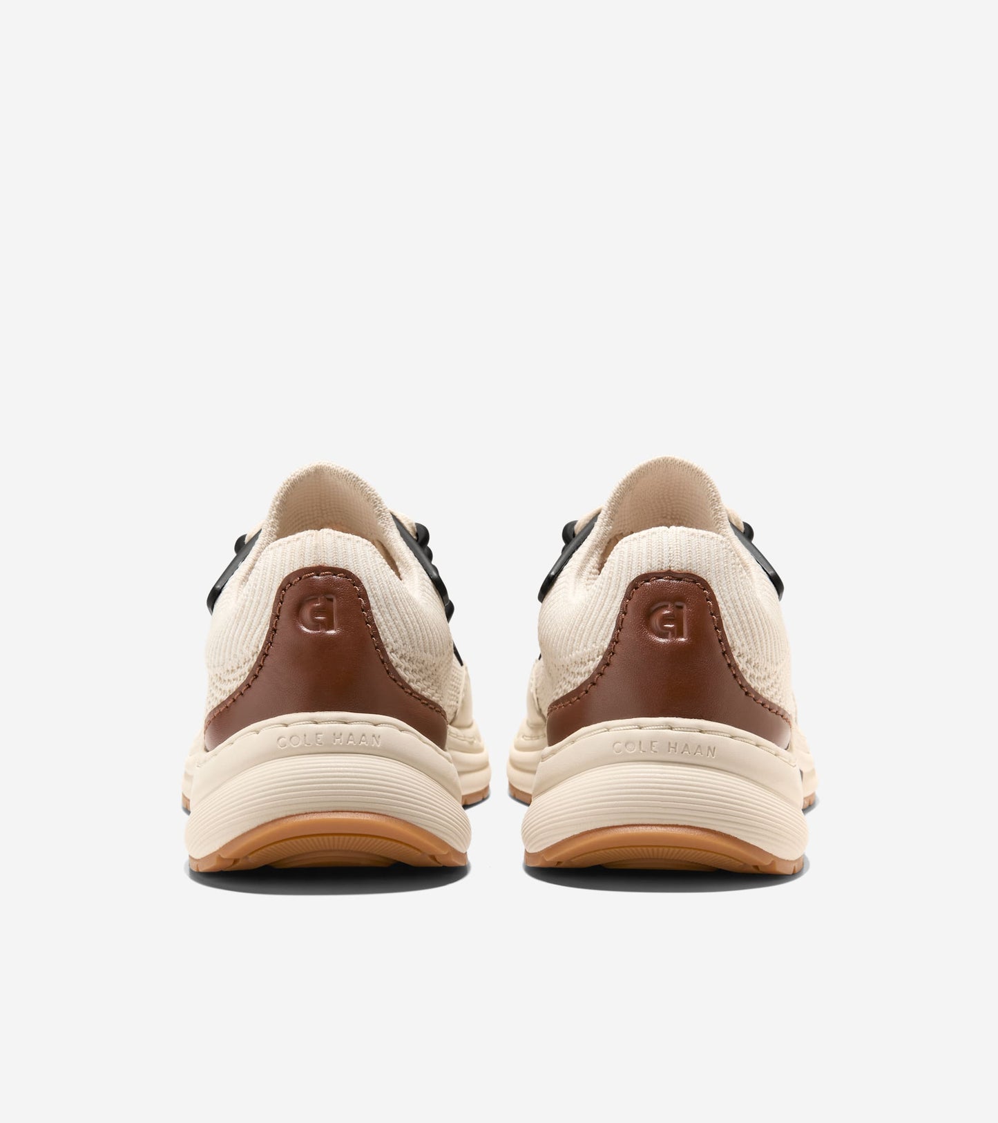 Women's Gp Eleeana Knit Running Shoes-Dark Cuoio-Black-Ivory-Oat