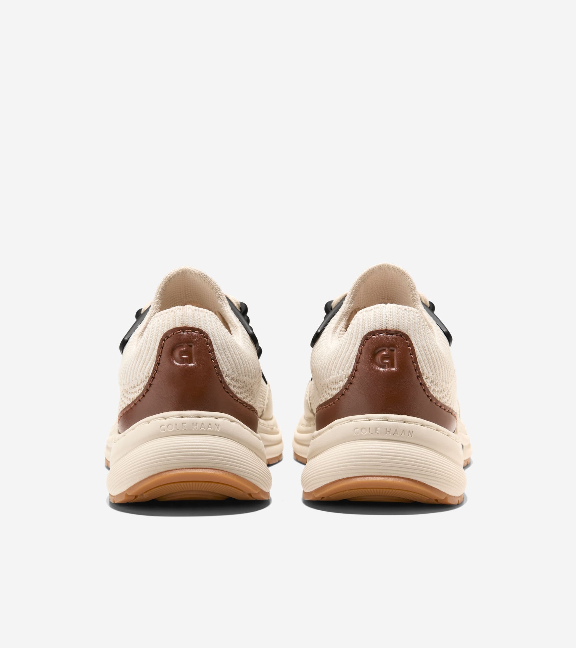Women's Gp Eleeana Knit Running Shoes-Dark Cuoio-Black-Ivory-Oat