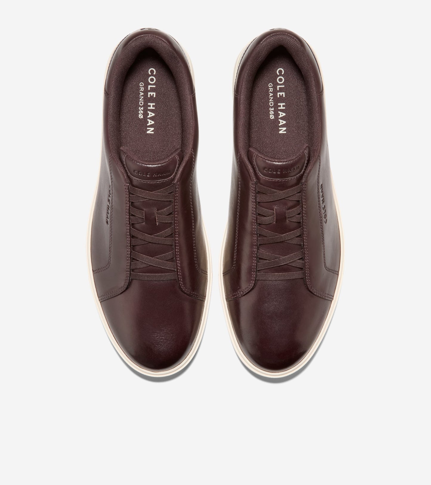 Men's Grandprø Luxe Slip-On Sneakers-Dark Chocolate-Ivory