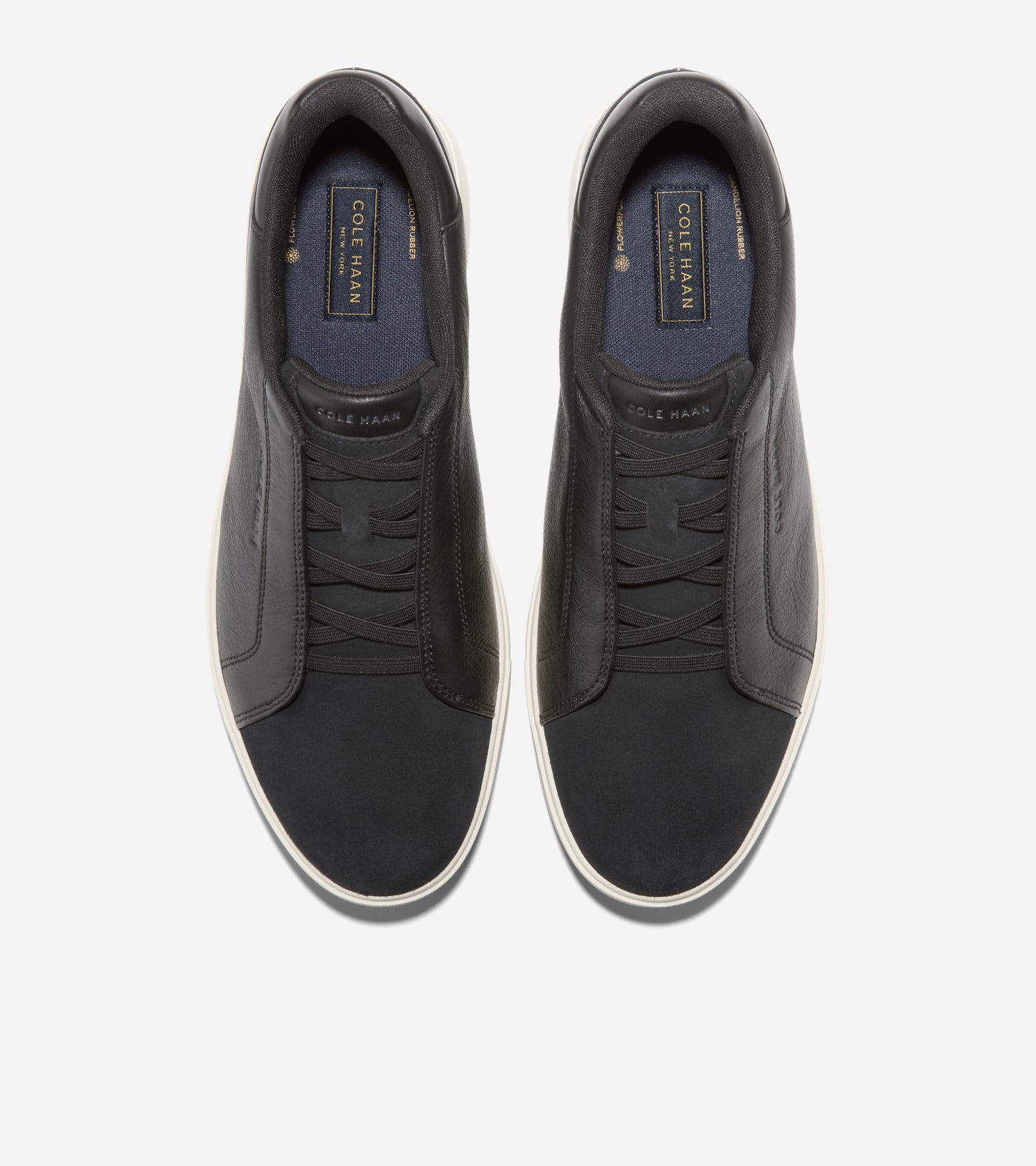 Men's GrandPrø Luxe Slip-On Sneakers-Black-Ivory