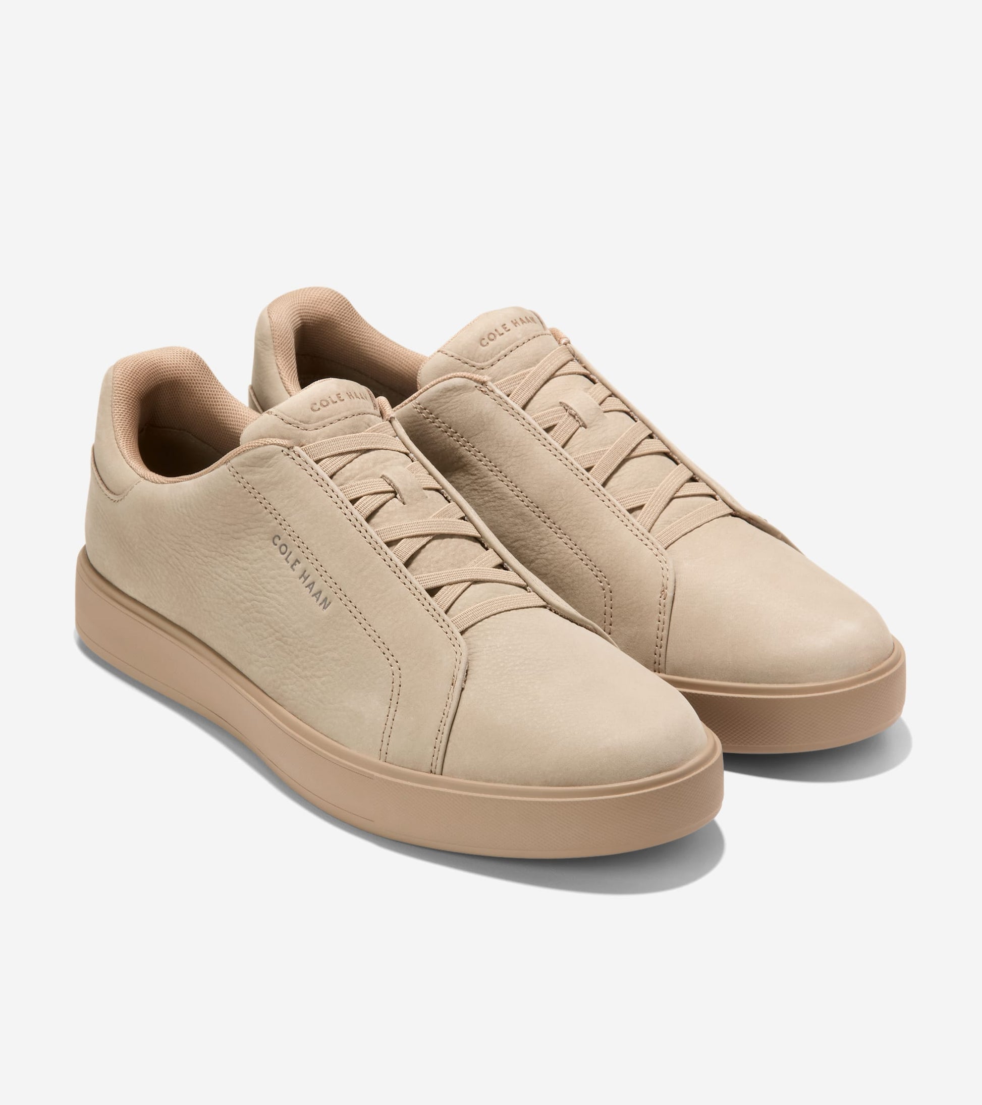 Men's GrandPrø Luxe Slip-On Sneakers-Dark Latte