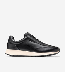 Men's GrandPrø Luxe Mile Slip-On Sneakers-Black-Ivory-Nicotine