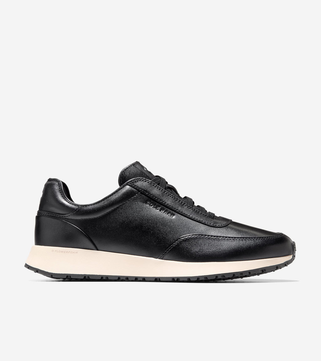 Men's GrandPrø Luxe Mile Slip-On Sneakers-Black-Ivory-Nicotine