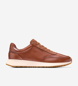 Men's GrandPrø Luxe Mile Slip-On Sneakers-British Tan-Ivory-Gum