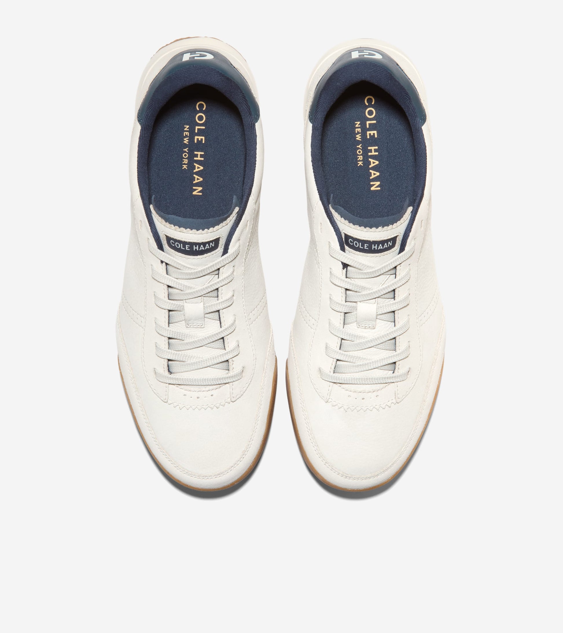 Men's GrandPrø Slimline Sneakers-Ivory-Silver Birch-Navy Blazer