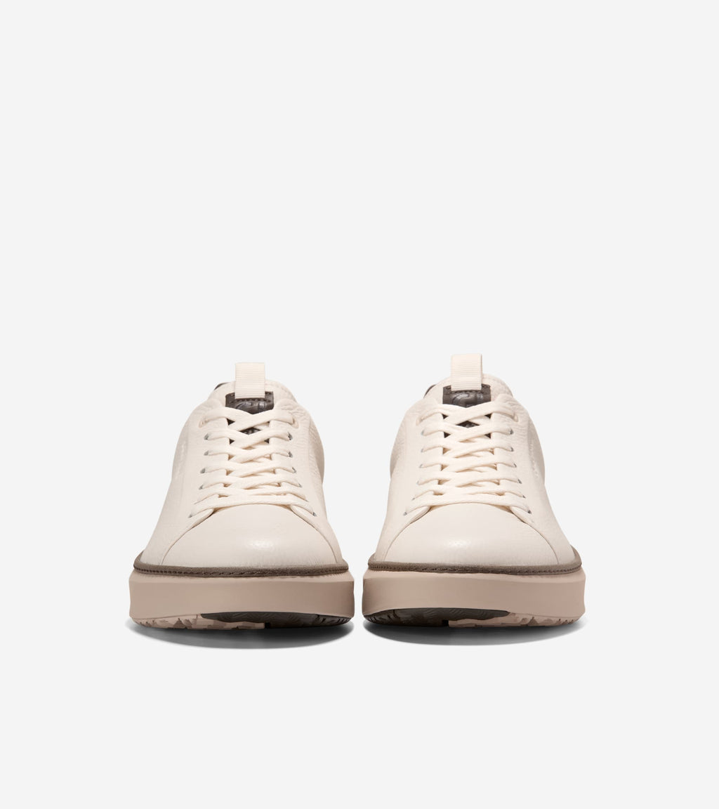 Men's GrandPrø Topspin Golf Shoes-Ivory-Deep Olive-Sesame