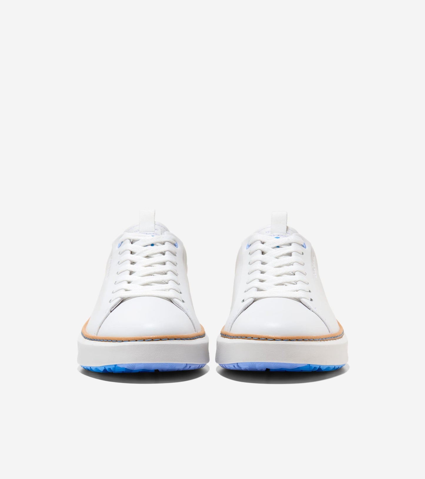 Women's GrandPrø Topspin Golf Shoes-White-Azure Blue