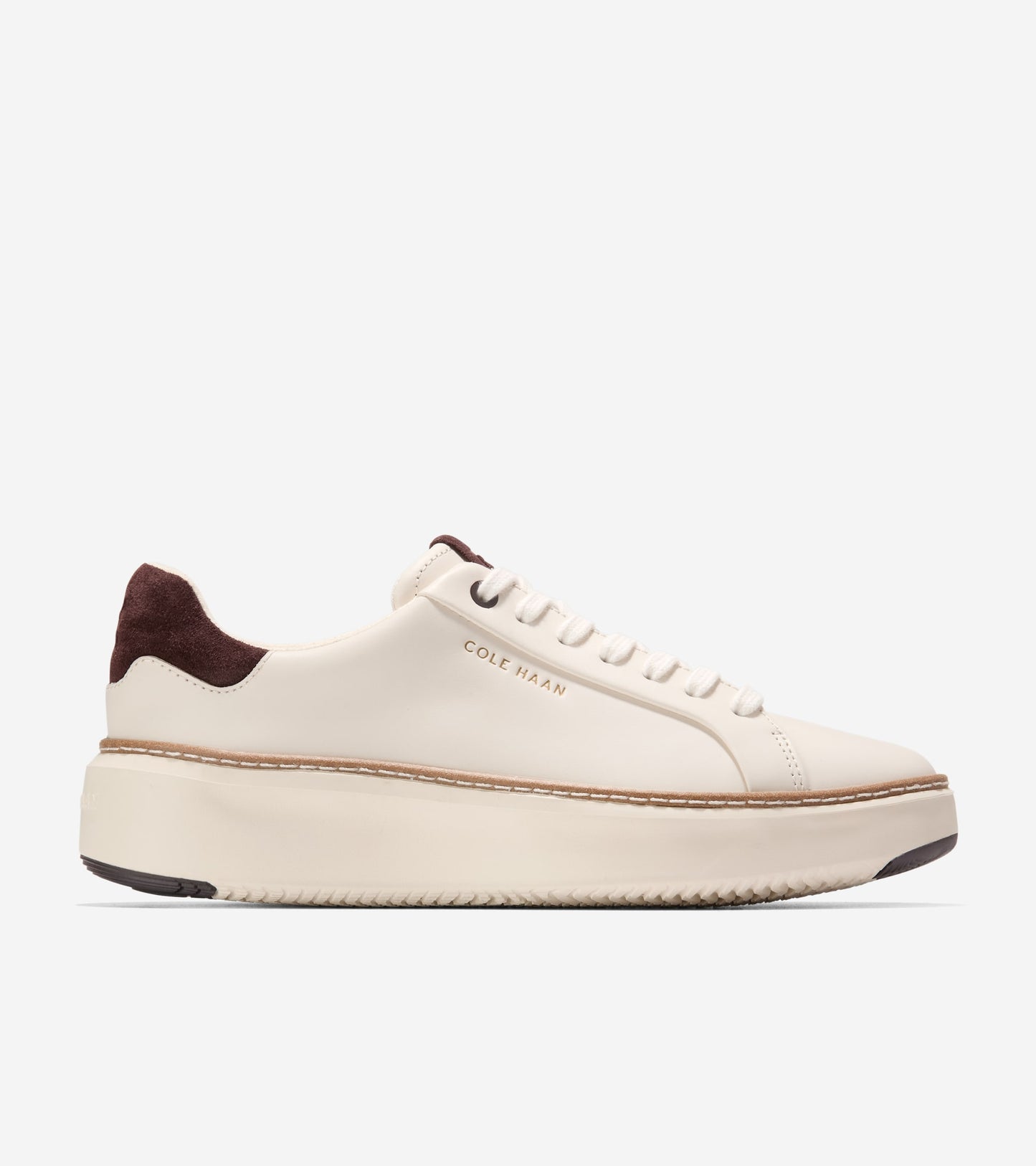 Women's GrandPrø Topspin Sneakers-Ivory-Dark Chocolate