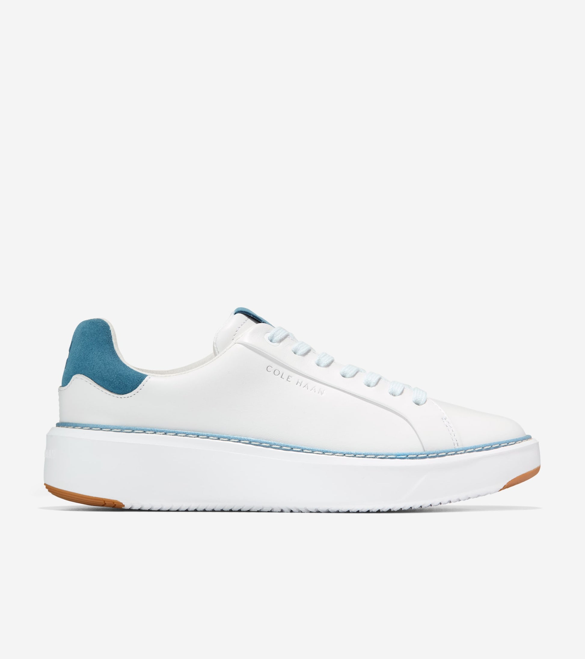 Women's GrandPrø Topspin Sneakers-White-Provincial Blue
