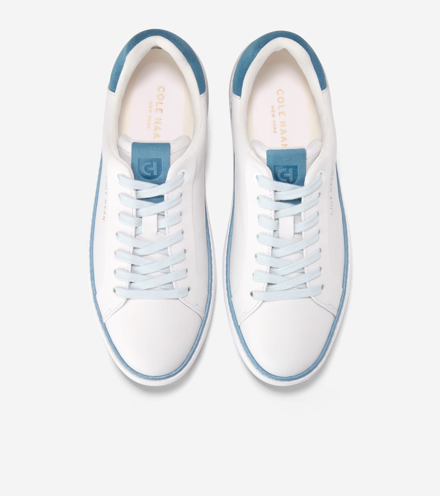 Women's GrandPrø Topspin Sneakers-White-Provincial Blue