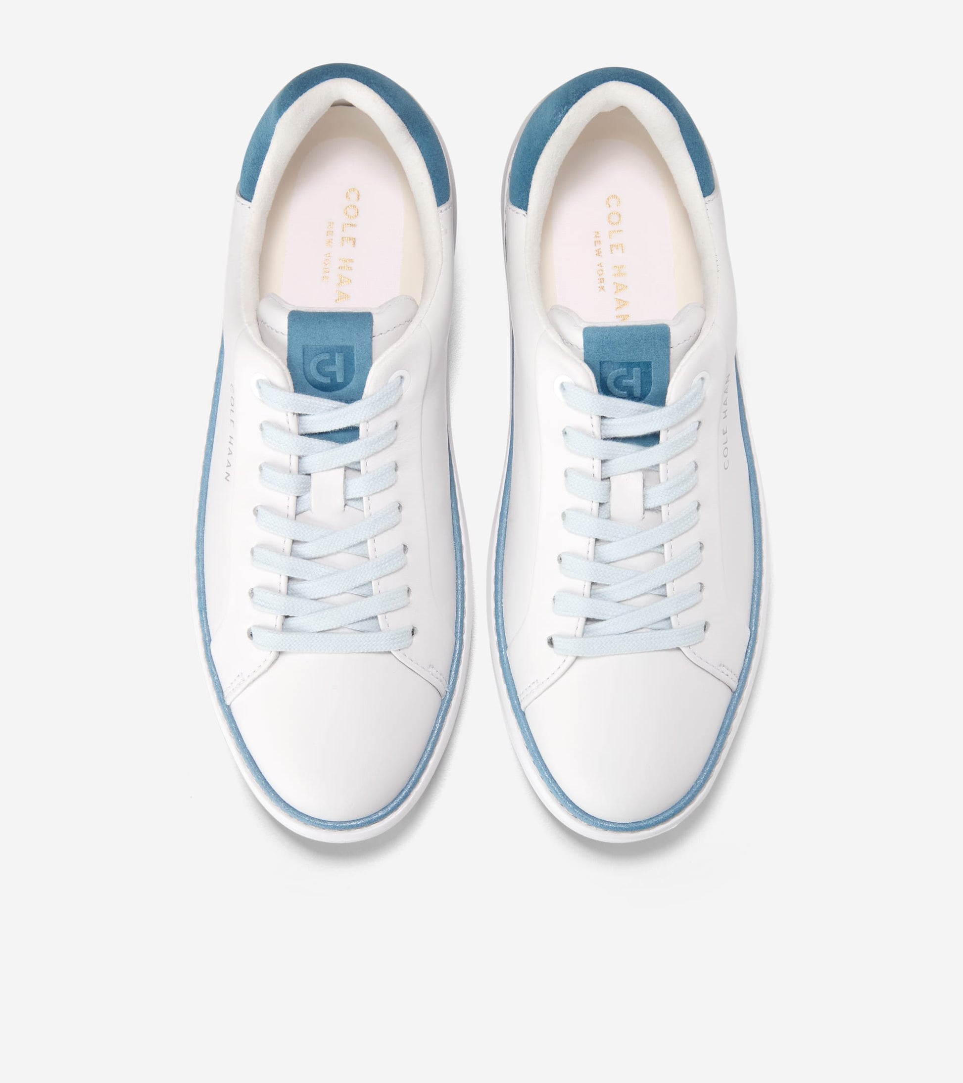 Women's GrandPrø Topspin Sneakers-White-Provincial Blue