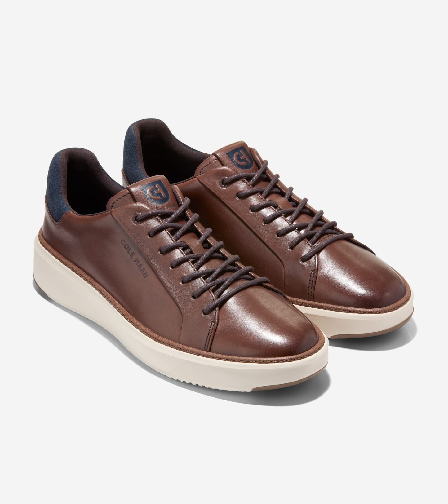 Men's GrandPrø Topspin Sneakers-Chestnut-Navy Blazer-Ivory
