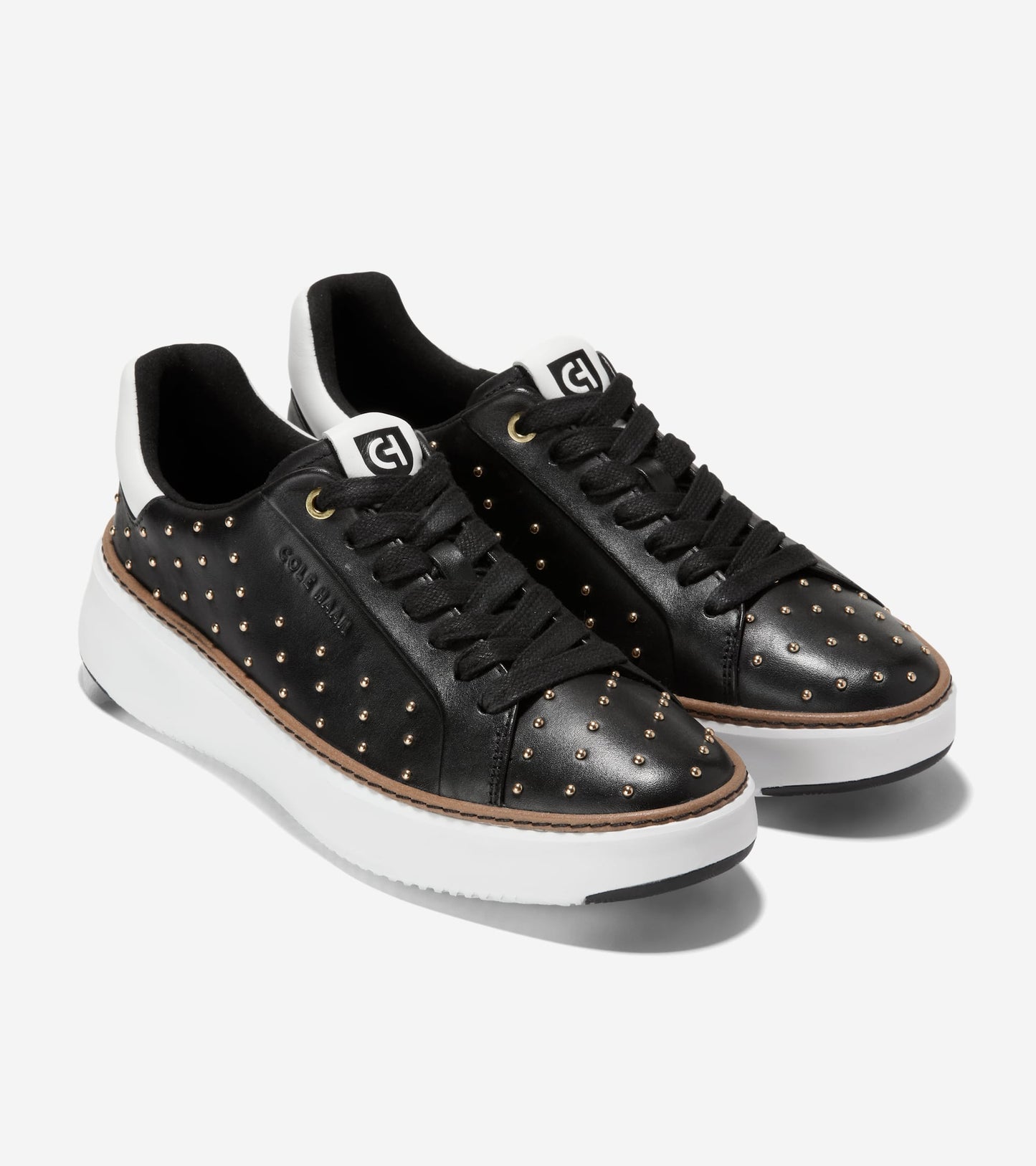 Women's GrandPrø Topspin Sneakers-Black
