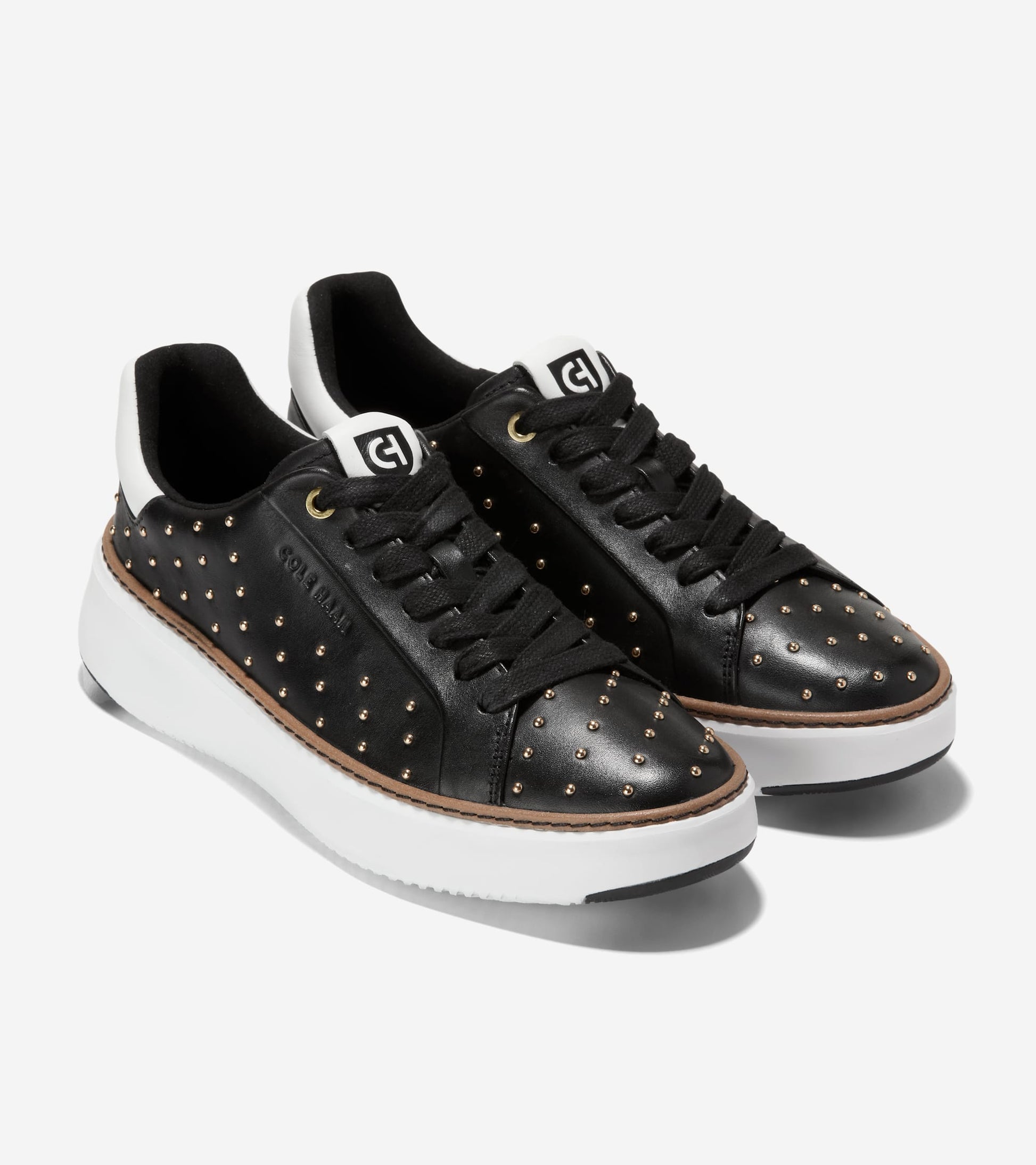 Women's GrandPrø Topspin Sneakers-Black
