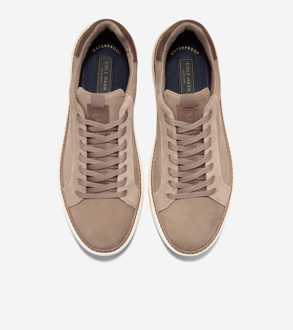 Men's GrandPrø Topspin Waterproof Sneakers-Irish Coffee-Chestnut