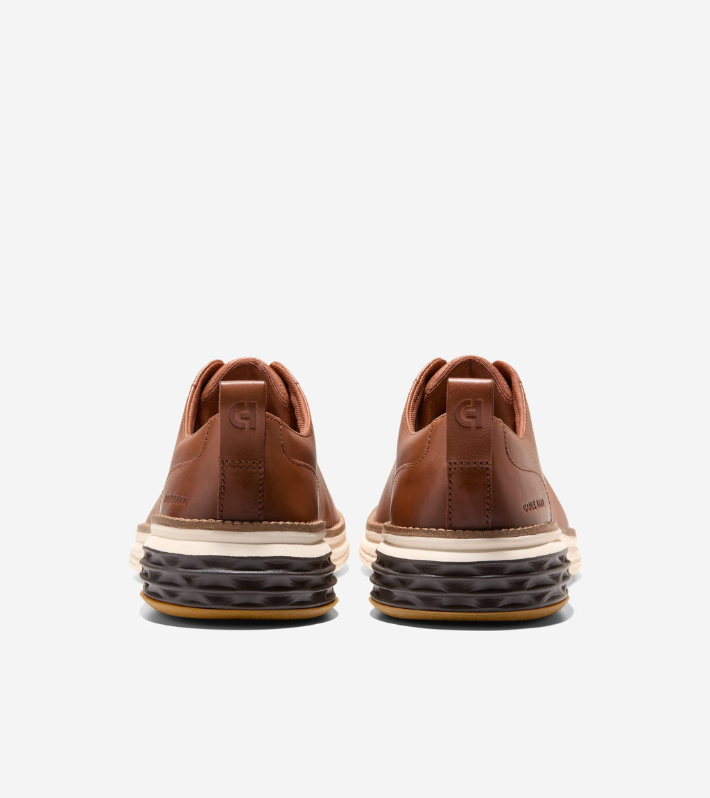 Men's Grand Hurrion Cap Toe Oxfords-British Tan-Ivory-Java