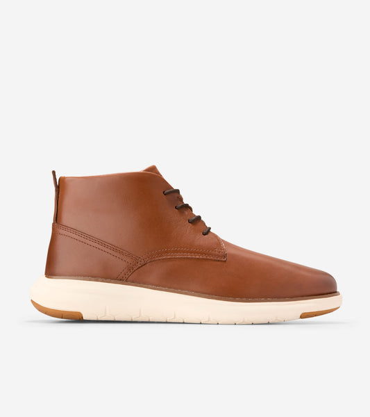 Men's Grand Remix Chukka Boots-British Tan-Ivory