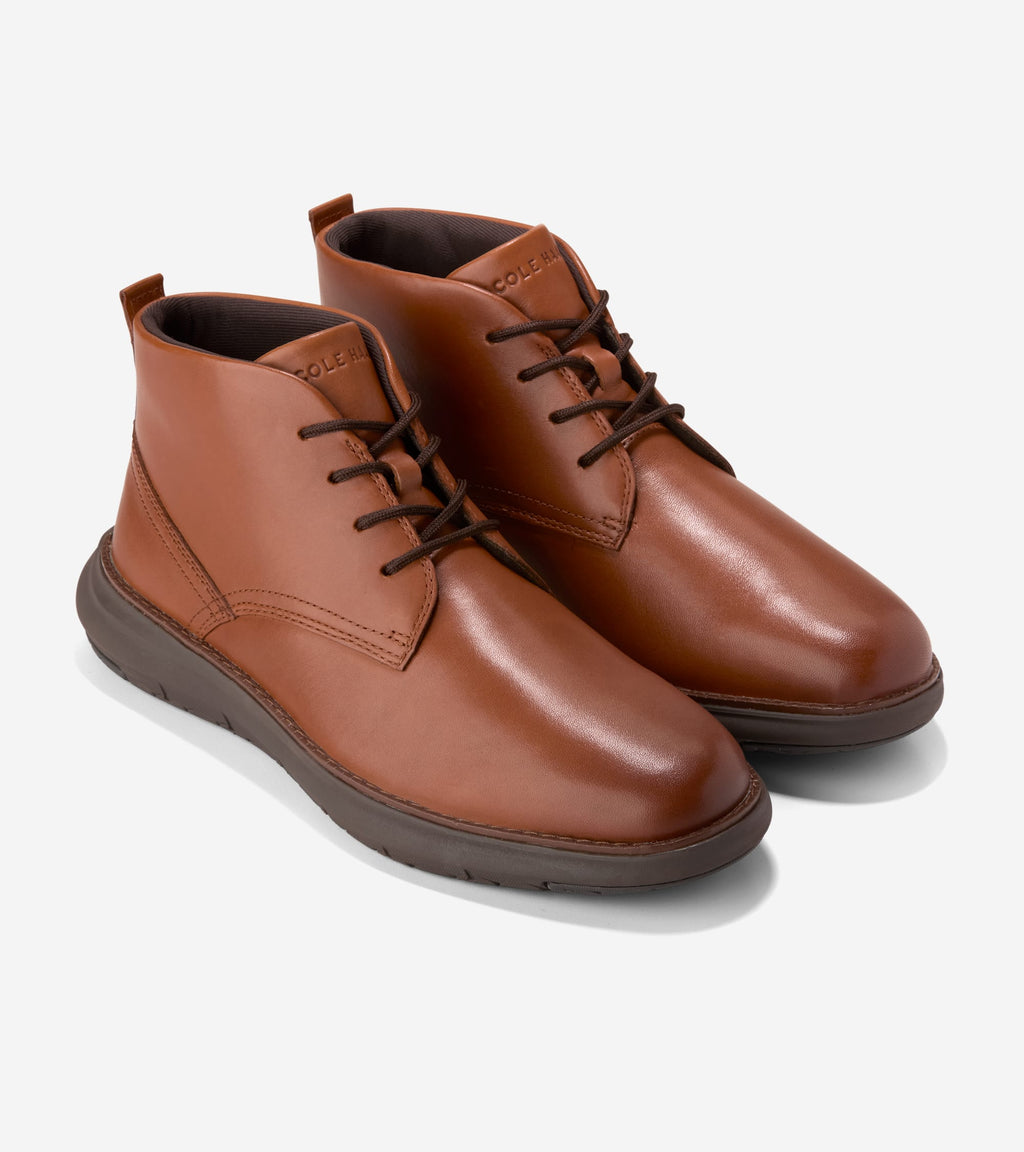 Men's Grand Remix Chukka Boots-British Tan-Java