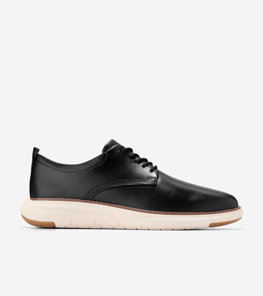 Men's Grand Remix Oxfords-Black Smooth-Ivory