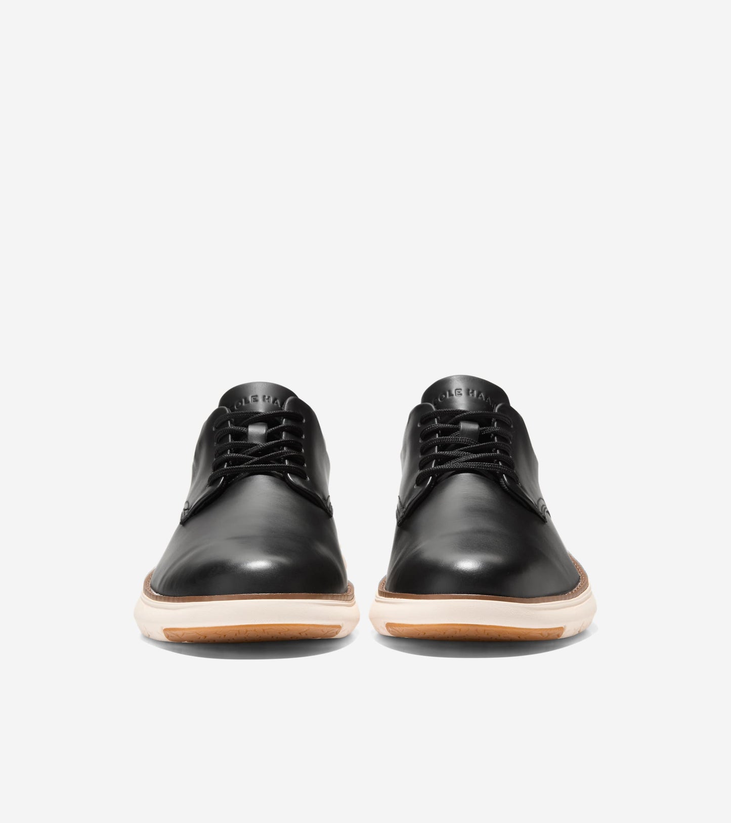 Men's Grand Remix Oxfords-Black Smooth-Ivory