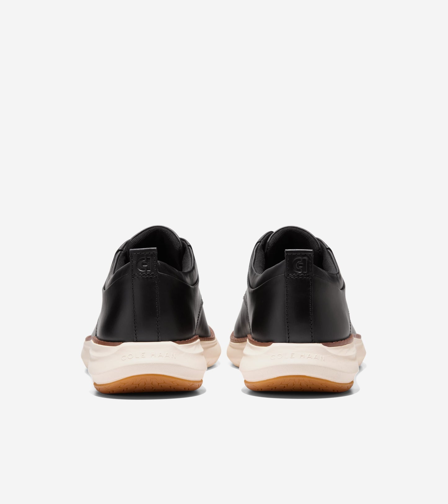 Men's Grand Remix Oxfords-Black Smooth-Ivory