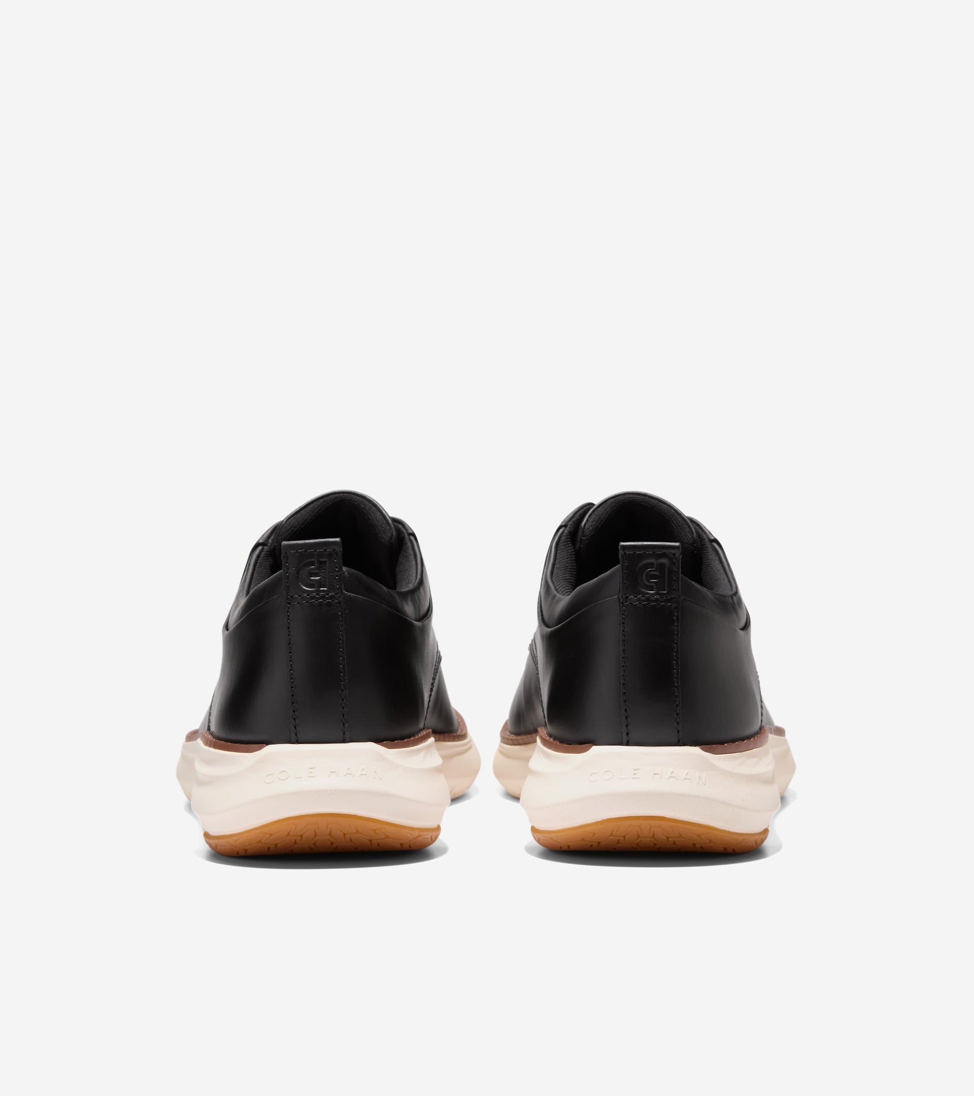 Men's Grand Remix Oxfords-Black Smooth-Ivory