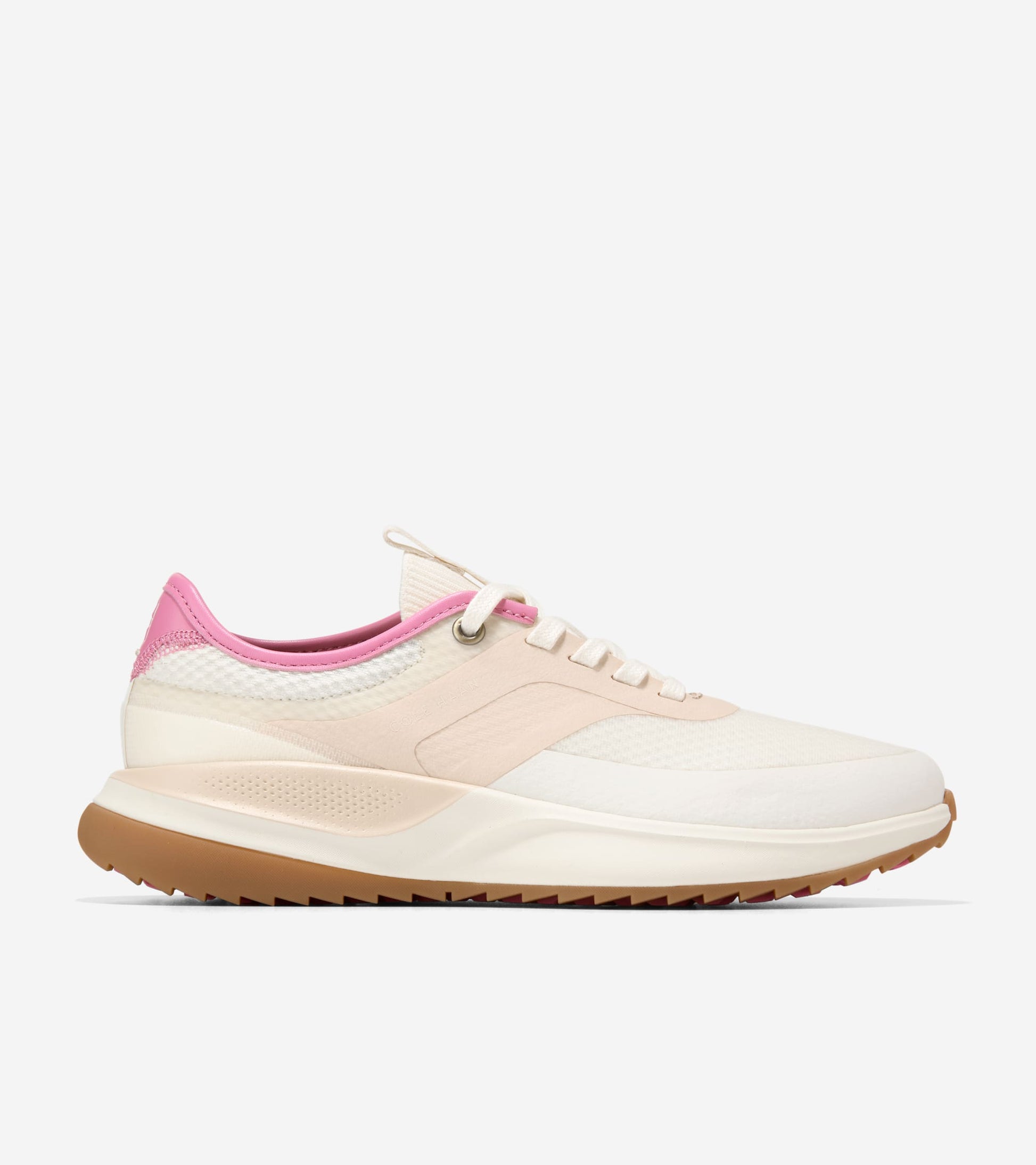 Women's GrandPrø All-Day Golf Shoes-Ivory-Bleached Tan-Powder