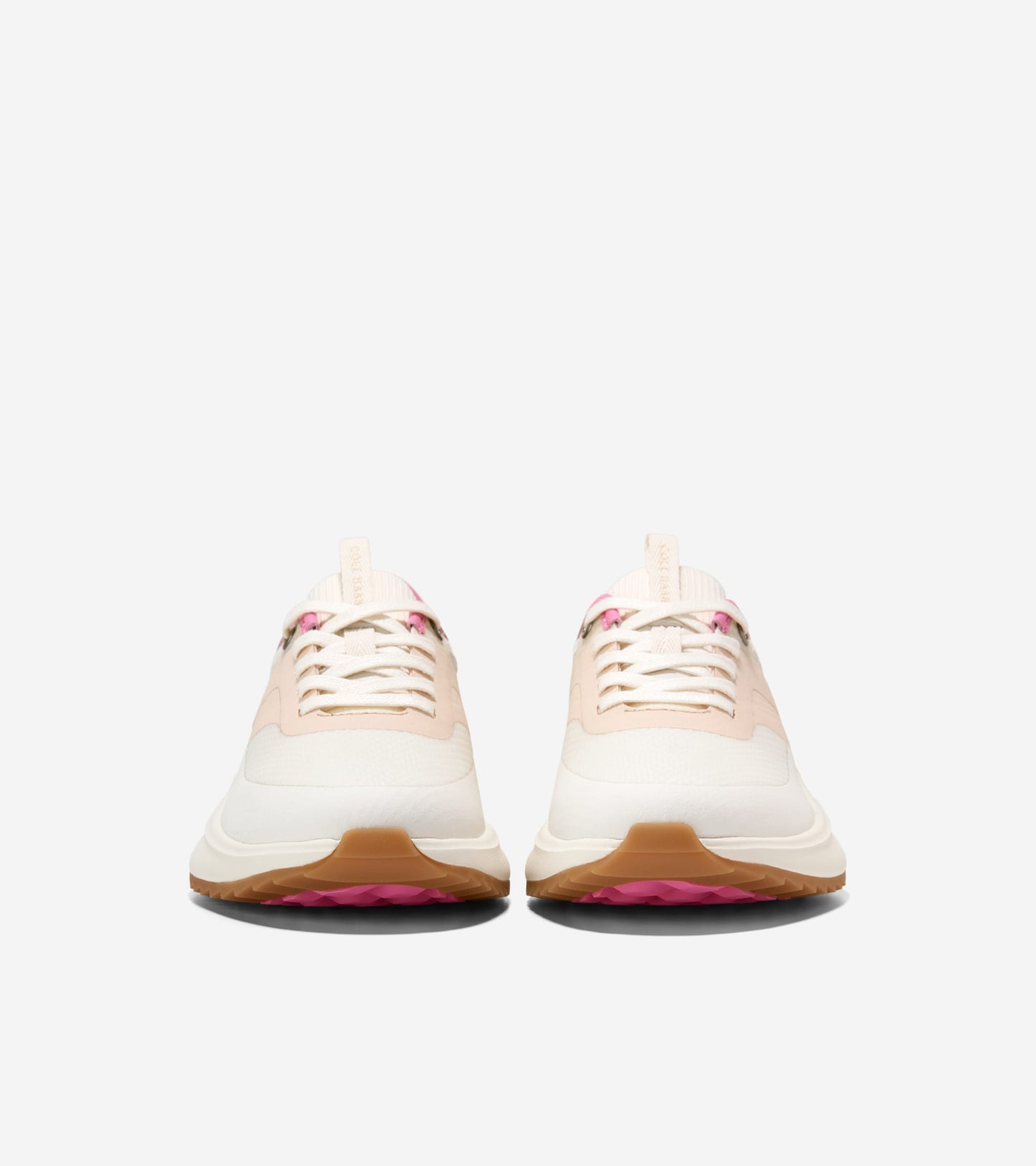 Women's GrandPrø All-Day Golf Shoes-Ivory-Bleached Tan-Powder