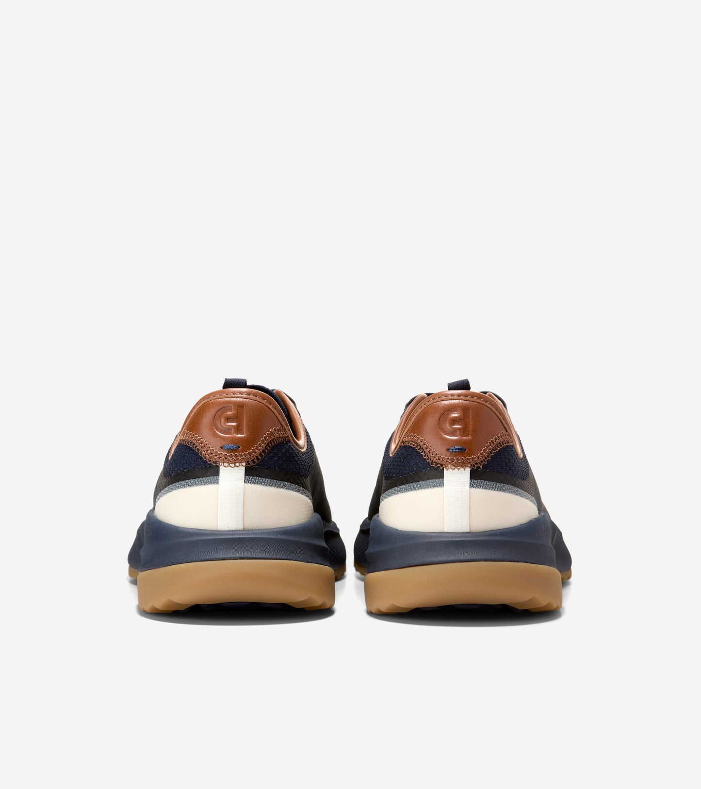 Men's GrandPrø All-Day Golf Shoes-Navy Blazer-British Tan-Ivory