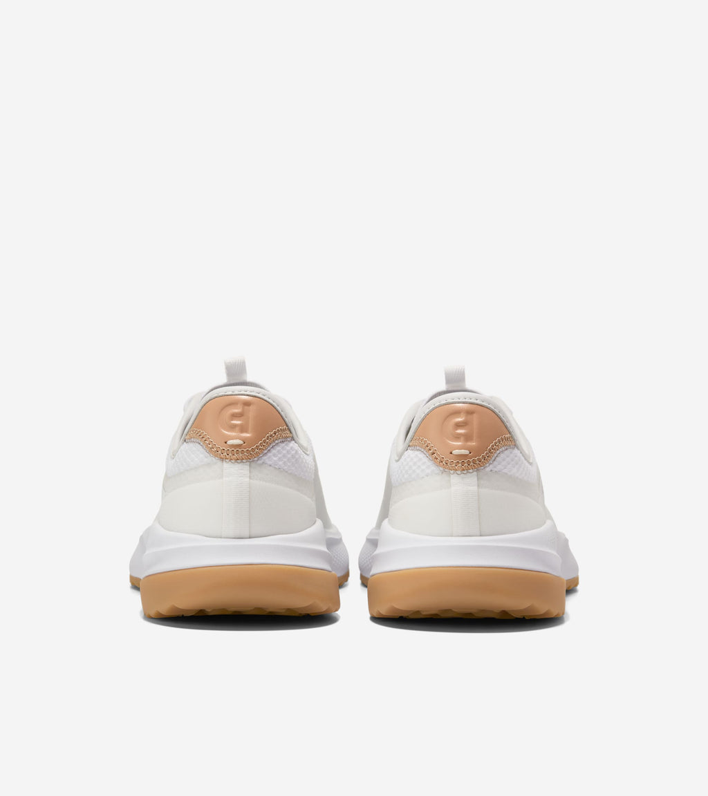 Men's GrandPrø All-Day Golf Shoes-White-Veg Tan