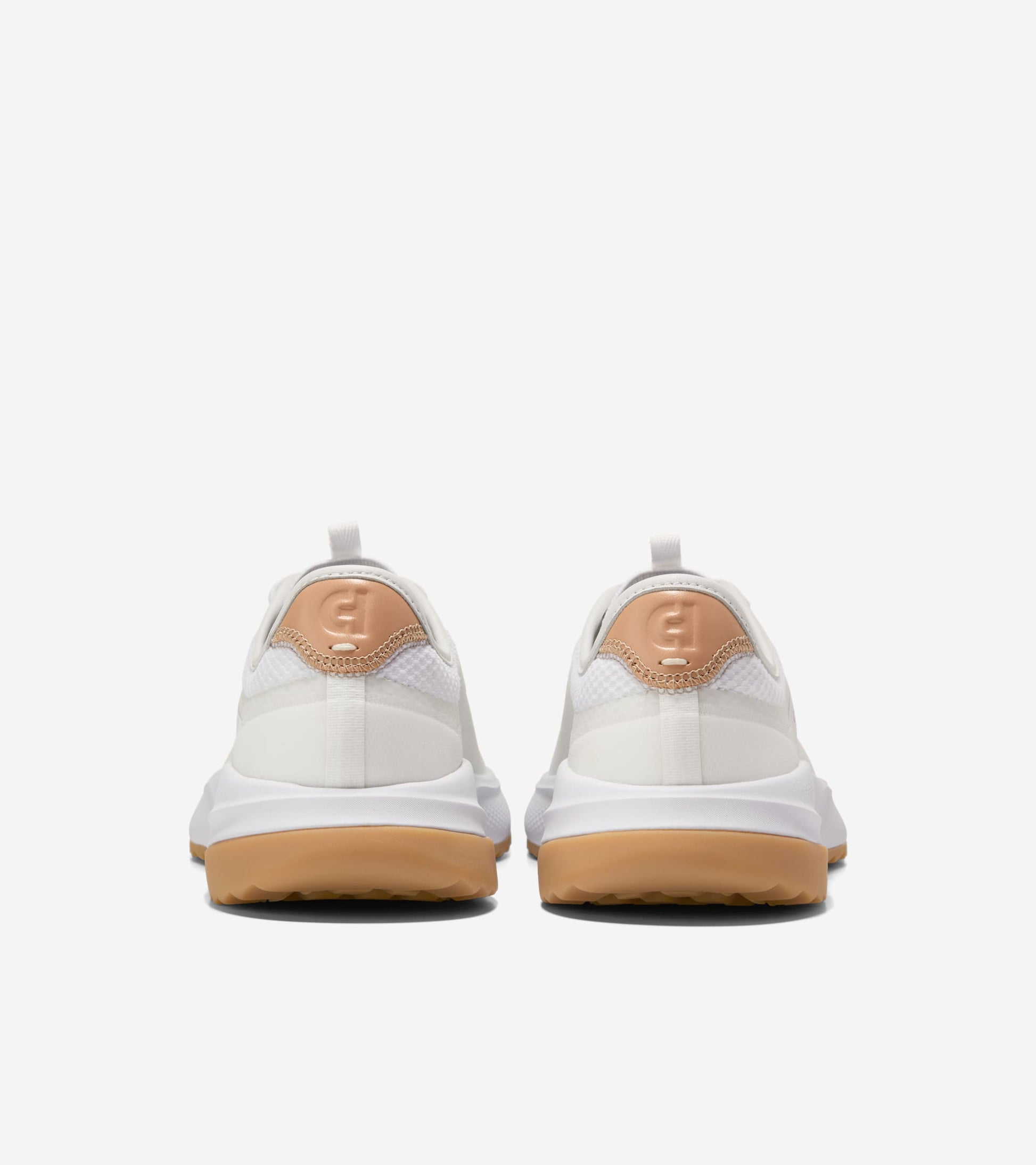 Men's GrandPrø All-Day Golf Shoes-White-Veg Tan